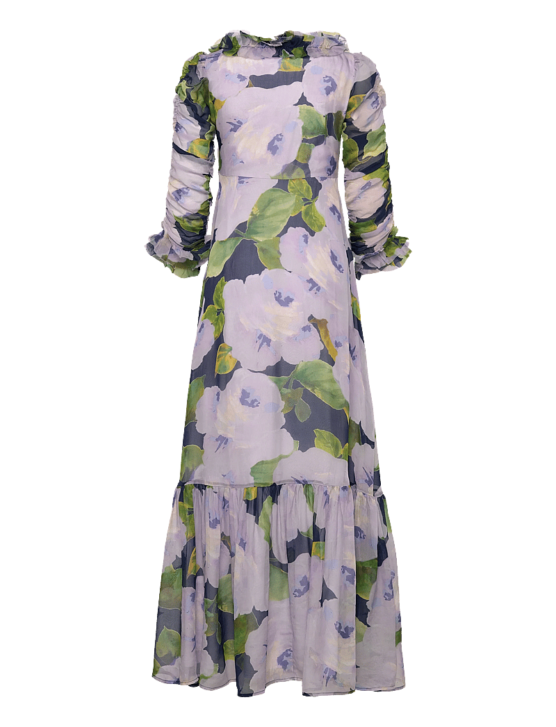 by Ti Mo - Organza Ruffle Dress - aftenkjoler - 581-viola - 1