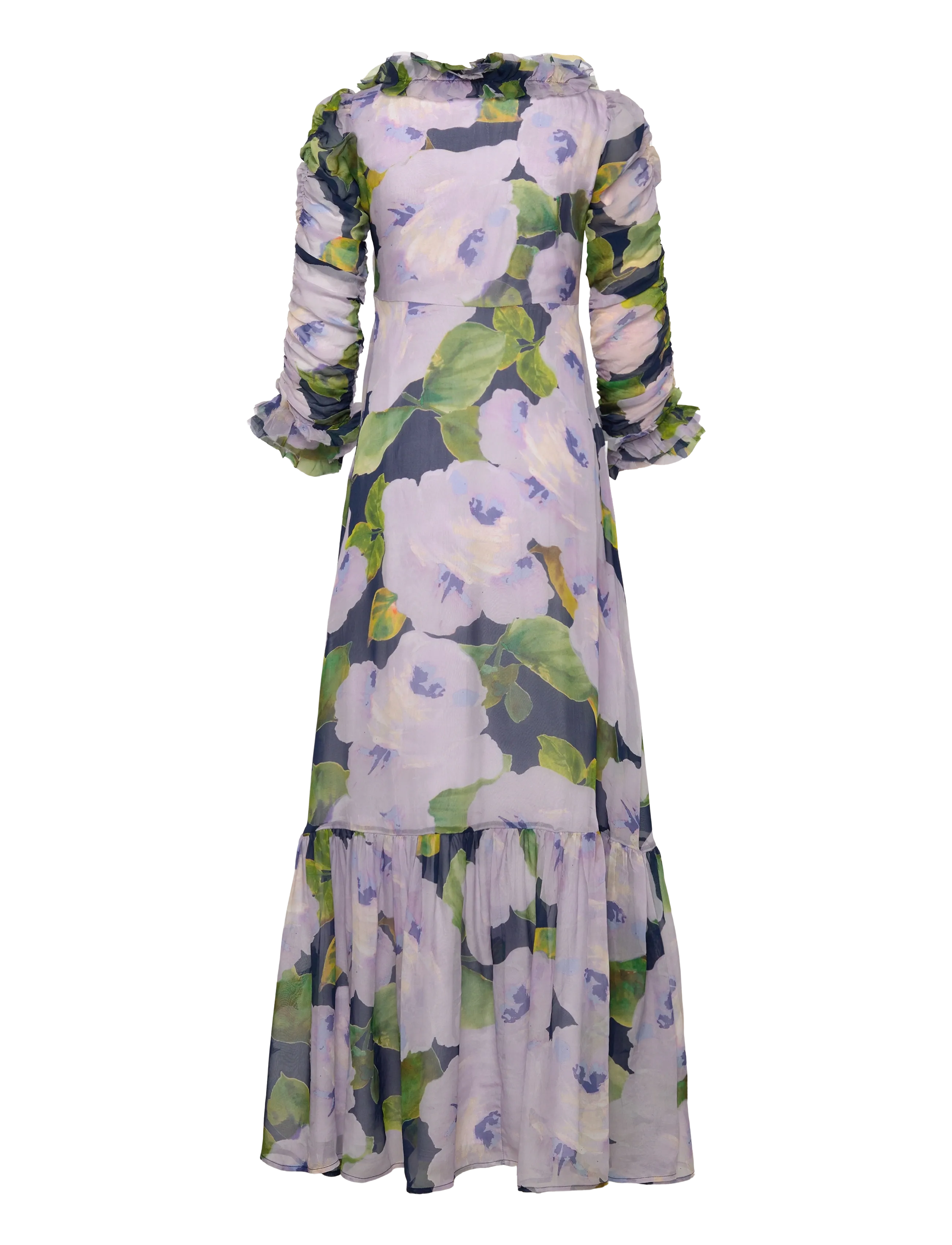 by Ti Mo - Organza Ruffle Dress - sukienki wieczorowe - 581-viola - 1