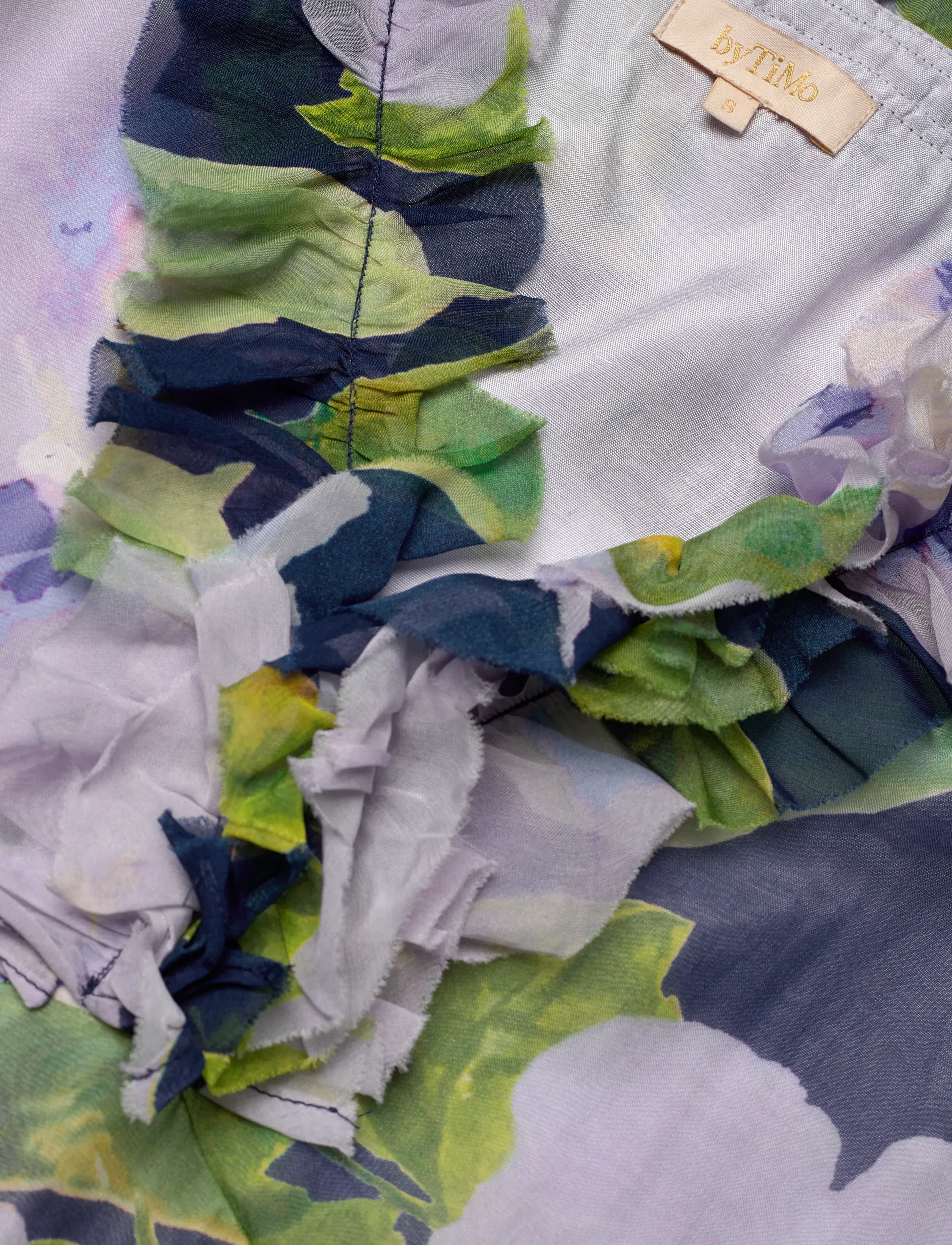 by Ti Mo - Organza Ruffle Dress - sukienki wieczorowe - 581-viola - 2