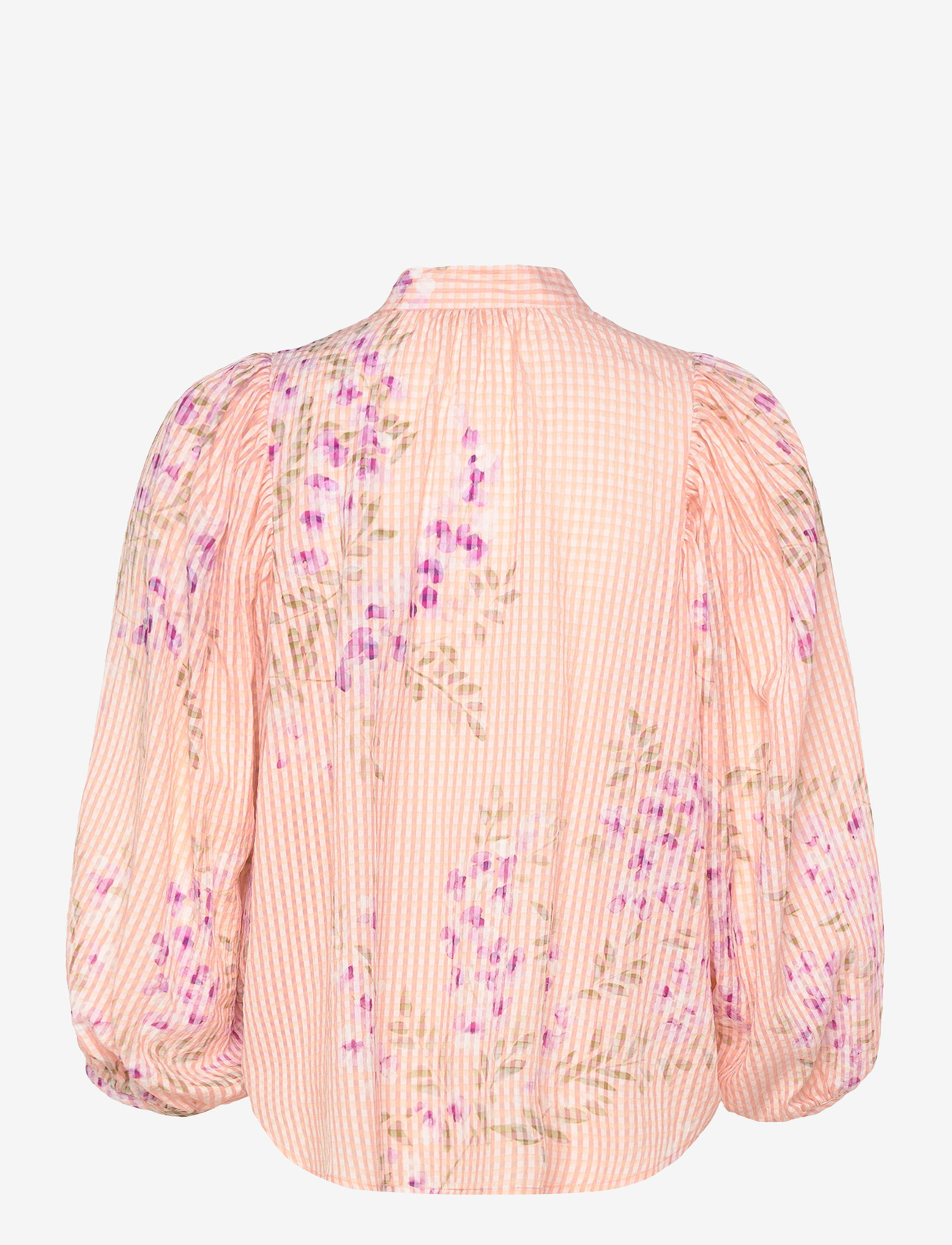 by Ti Mo - Checks Blouse - langärmlige blusen - 588 - flourish - 1