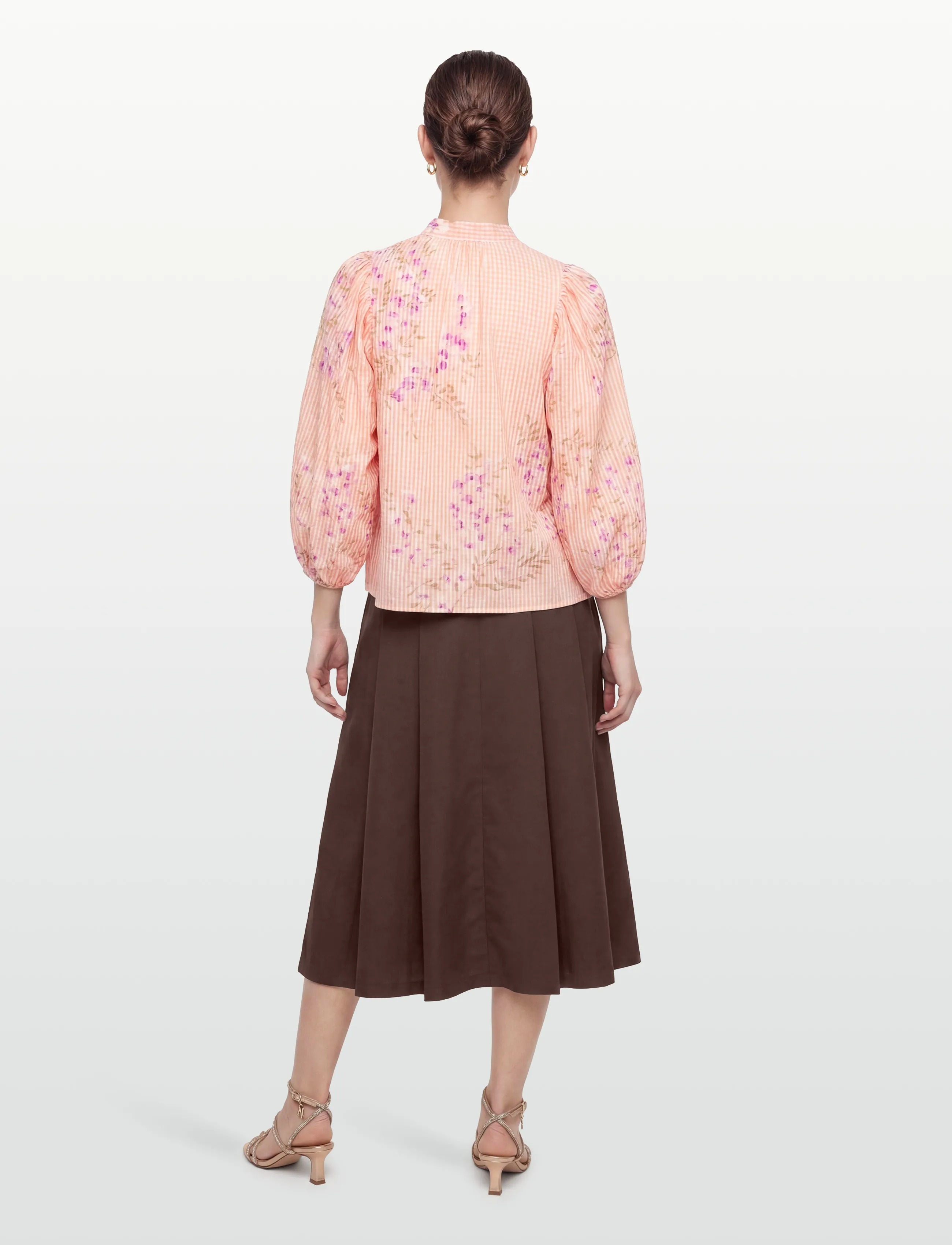by Ti Mo - Checks Blouse - long sleeved blouses - 588 - flourish - 4