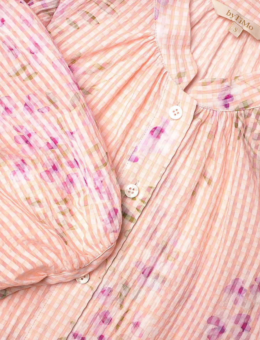 by Ti Mo - Checks Blouse - long sleeved blouses - 588 - flourish - 5