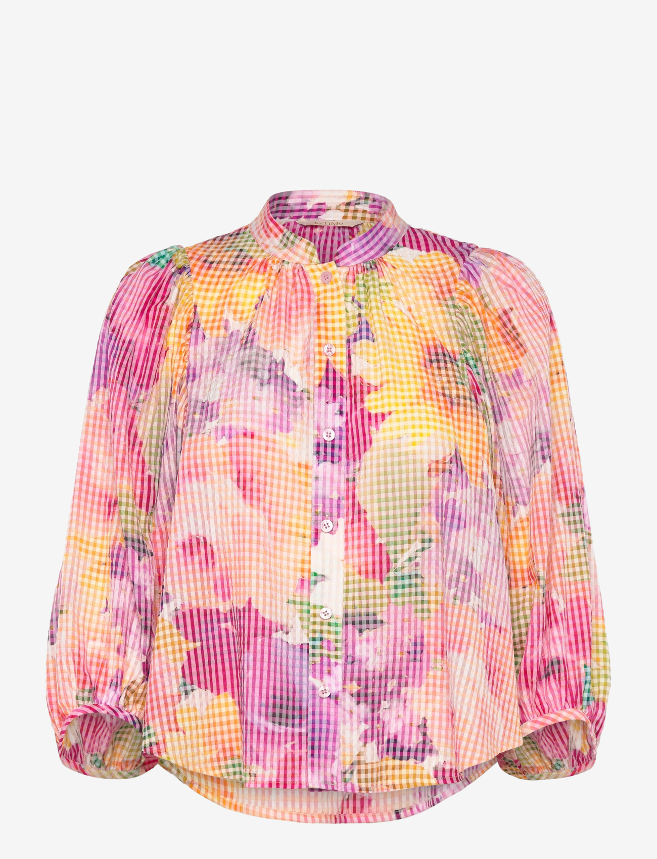 by Ti Mo - Checks Blouse - long sleeved blouses - 589 - confetti - 0