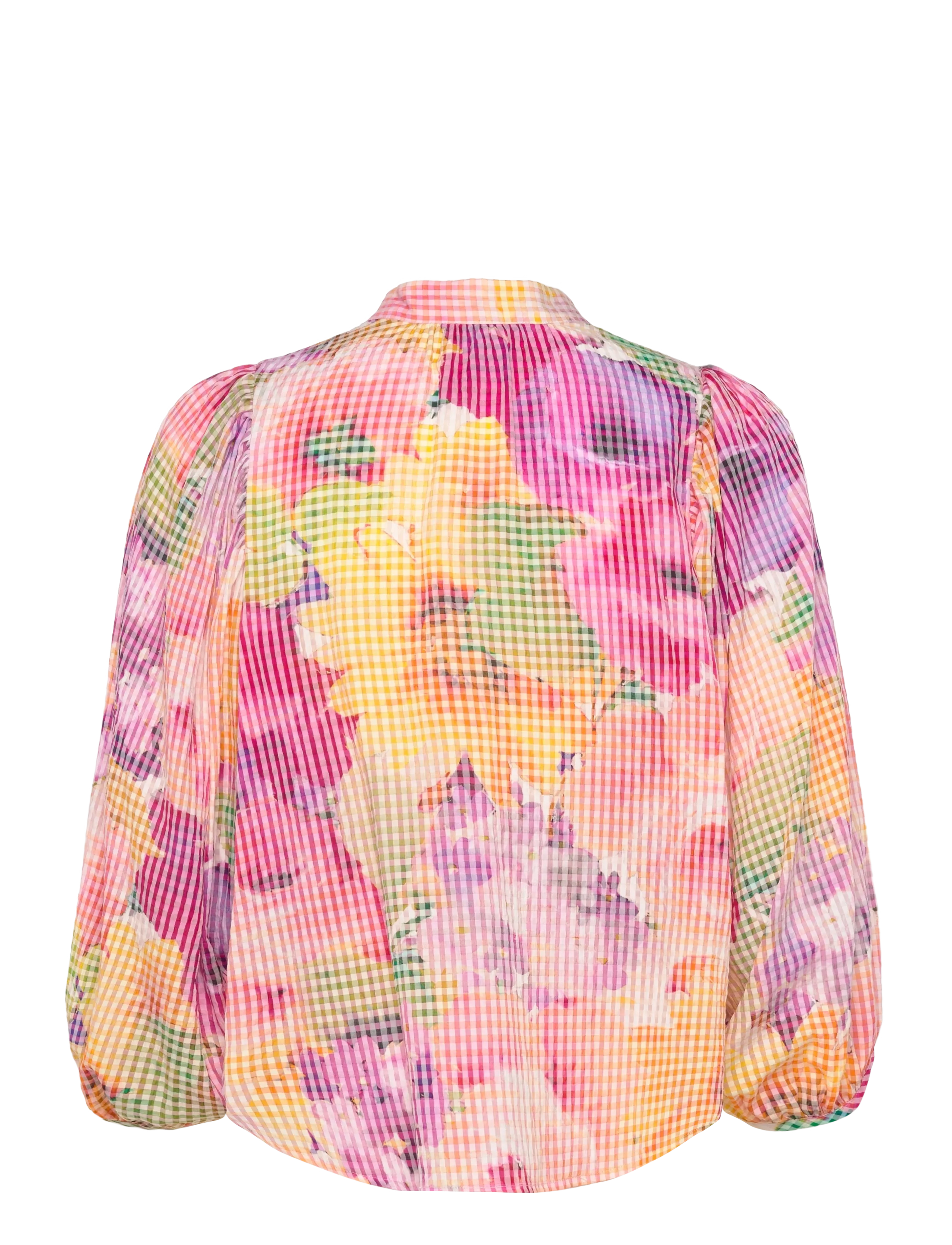 by Ti Mo - Checks Blouse - langärmelige blusen - 589 - confetti - 2