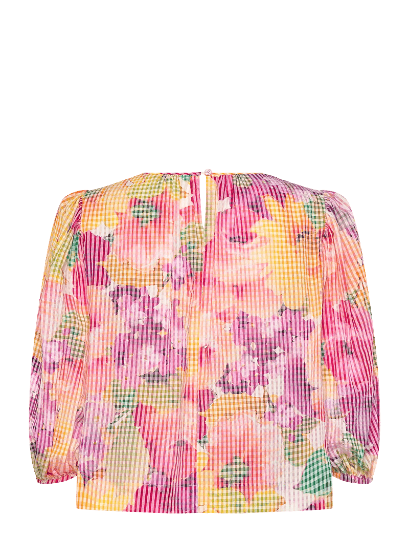 by Ti Mo - Checks Top - langärmlige blusen - 589 - confetti - 1
