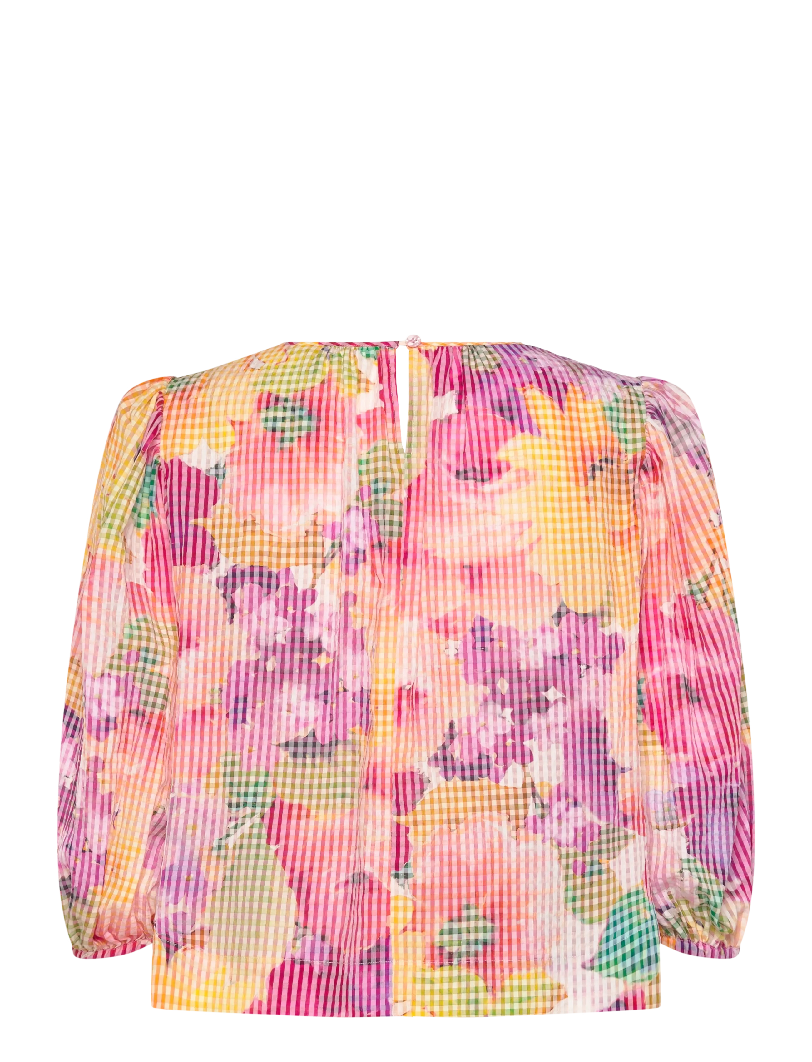 by Ti Mo - Checks Top - langärmelige blusen - 589 - confetti - 2