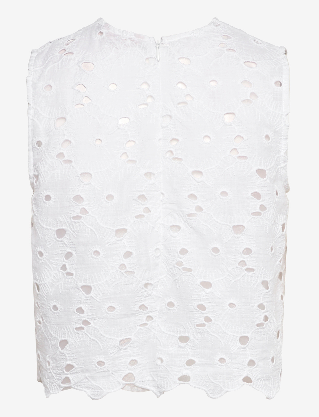 by Ti Mo - Broderie Anglaise Top - crop tops - 001 - white - 1