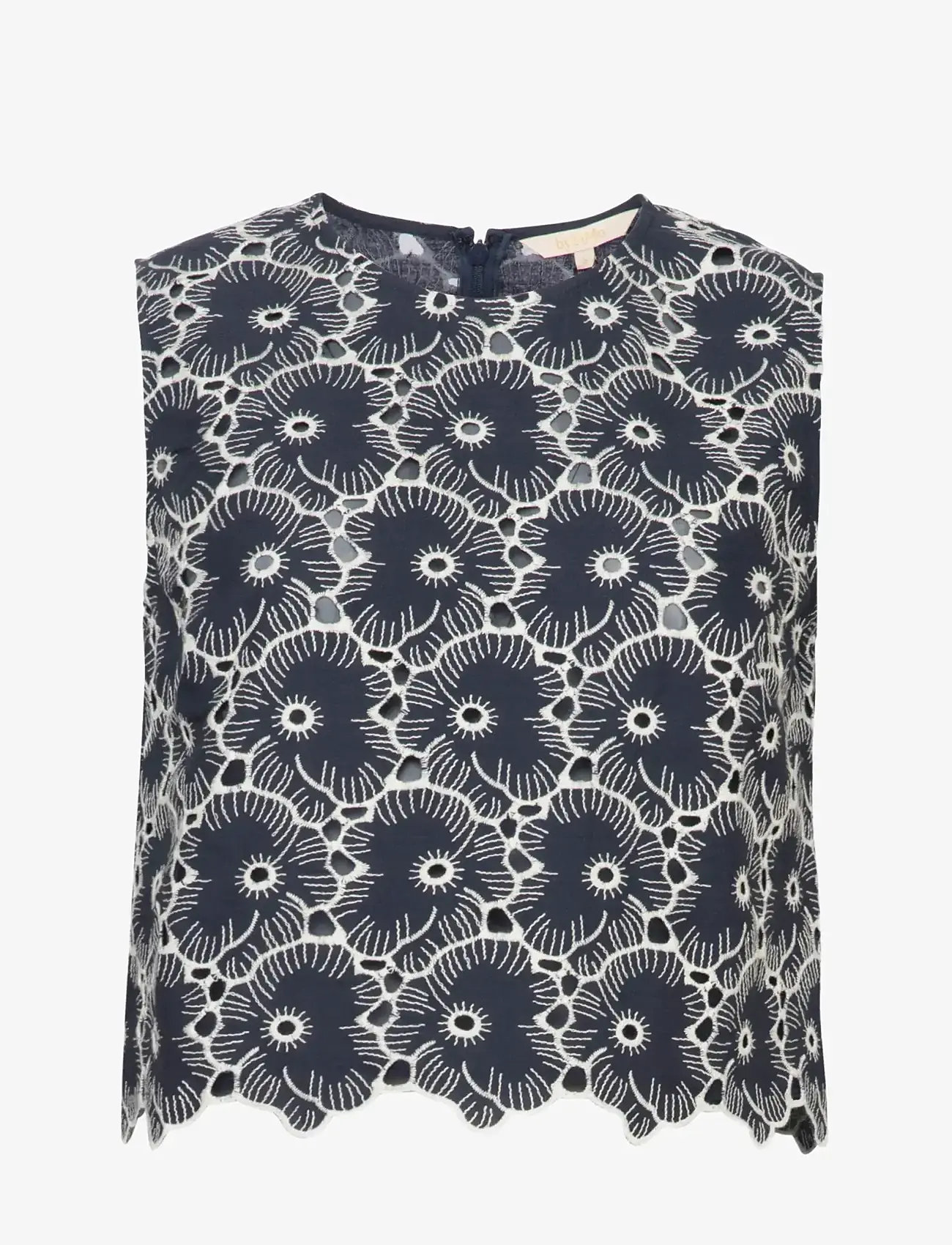 by Ti Mo - Broderie Anglaise Top - nabapluusid - 070 - marine - 1