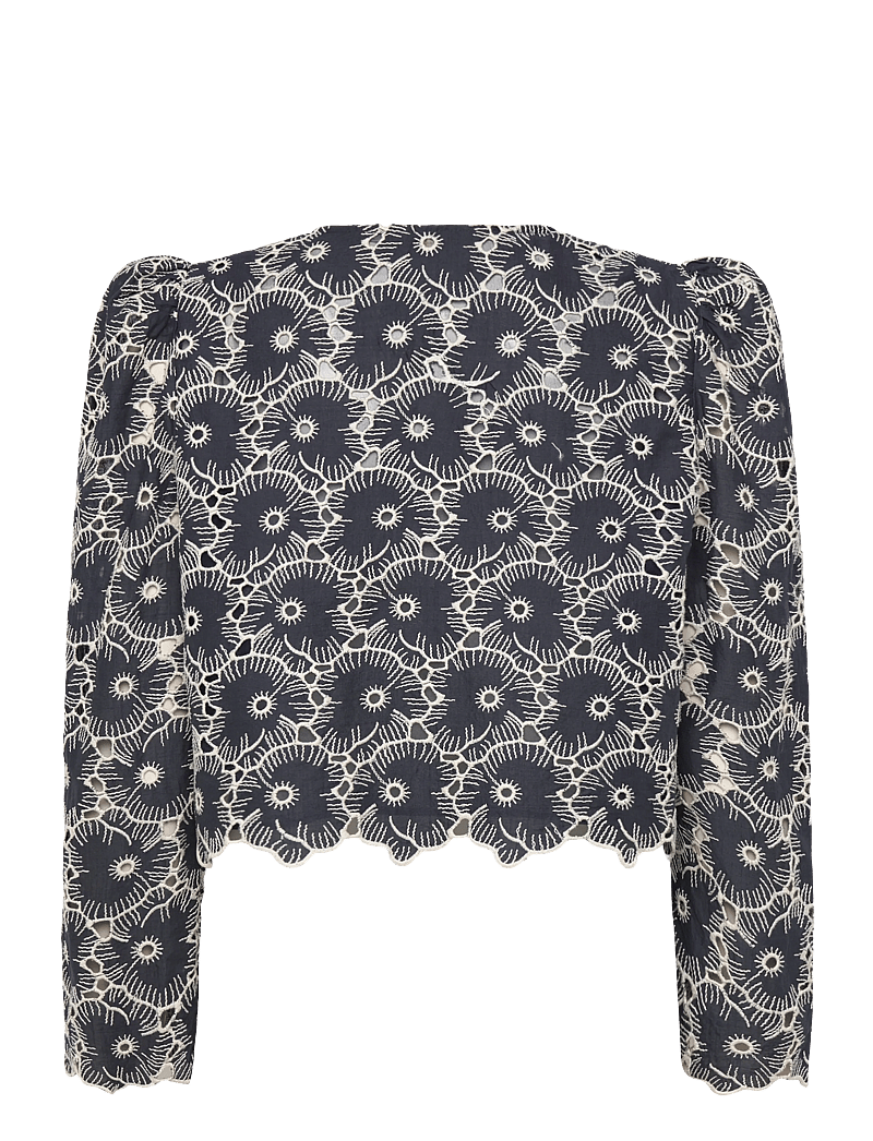 by Ti Mo - Broderie Anglaise Jacket - frühlingsjacken - 070 - marine - 1