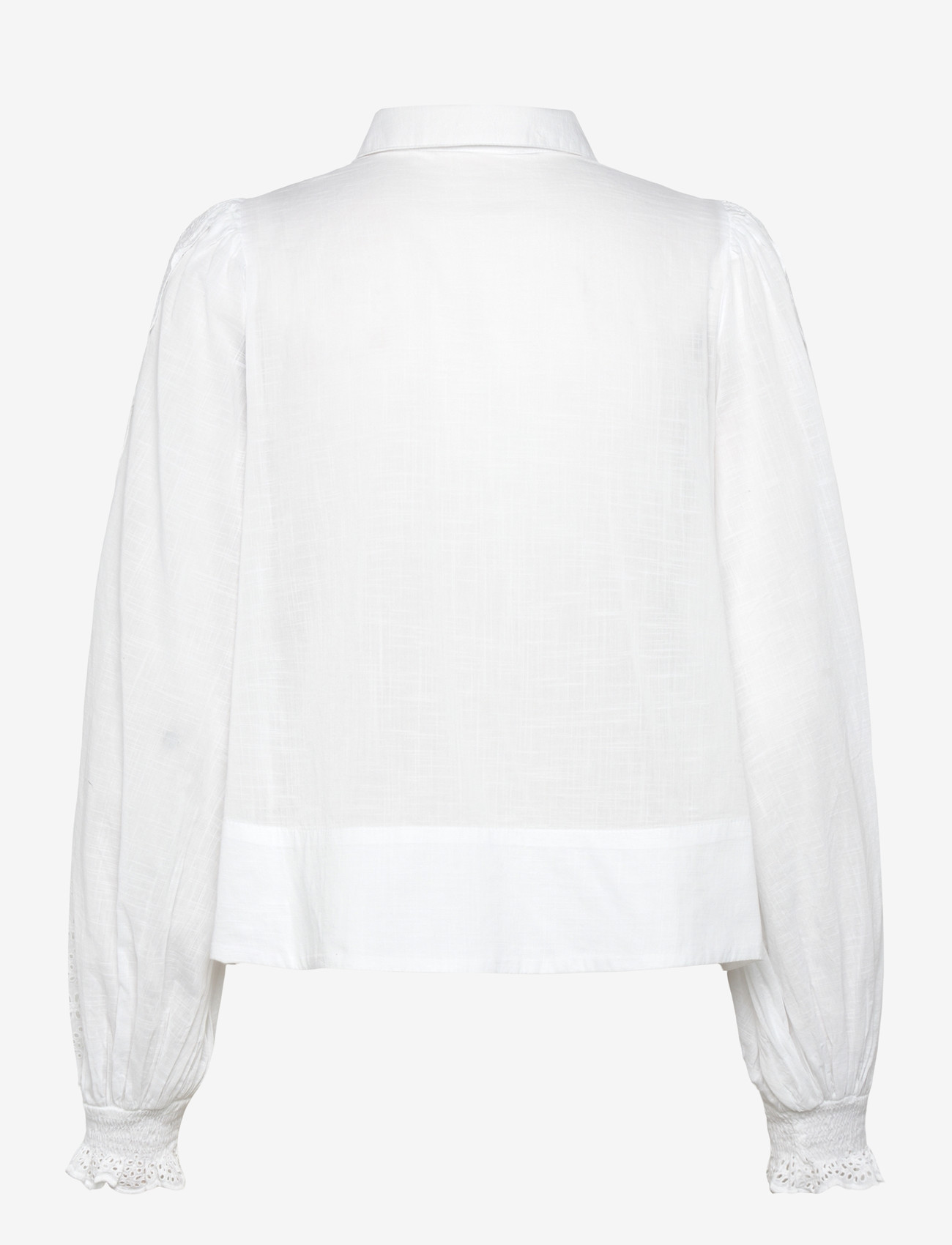 by Ti Mo - Cotton Slub Shirt - denim shirts - 001 - white - 1