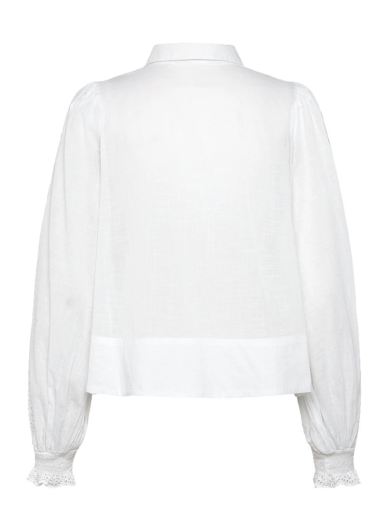 by Ti Mo - Cotton Slub Shirt - denim shirts - 001 - white - 1