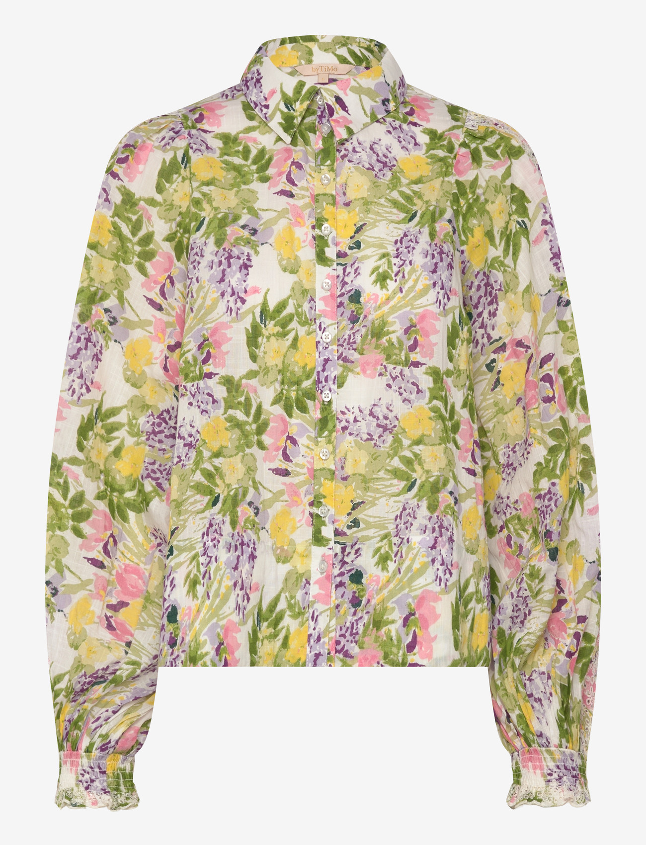 by Ti Mo - Cotton Slub Shirt - denim shirts - 603 - summer lilacs - 0