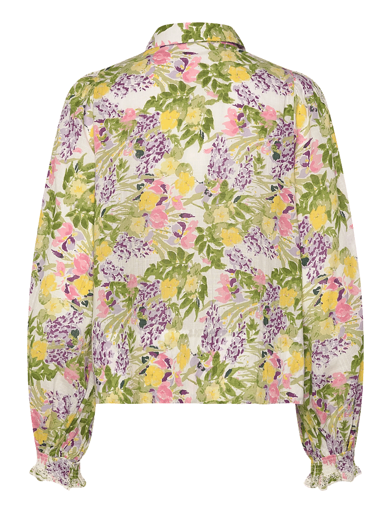 by Ti Mo - Cotton Slub Shirt - denim shirts - 603 - summer lilacs - 1