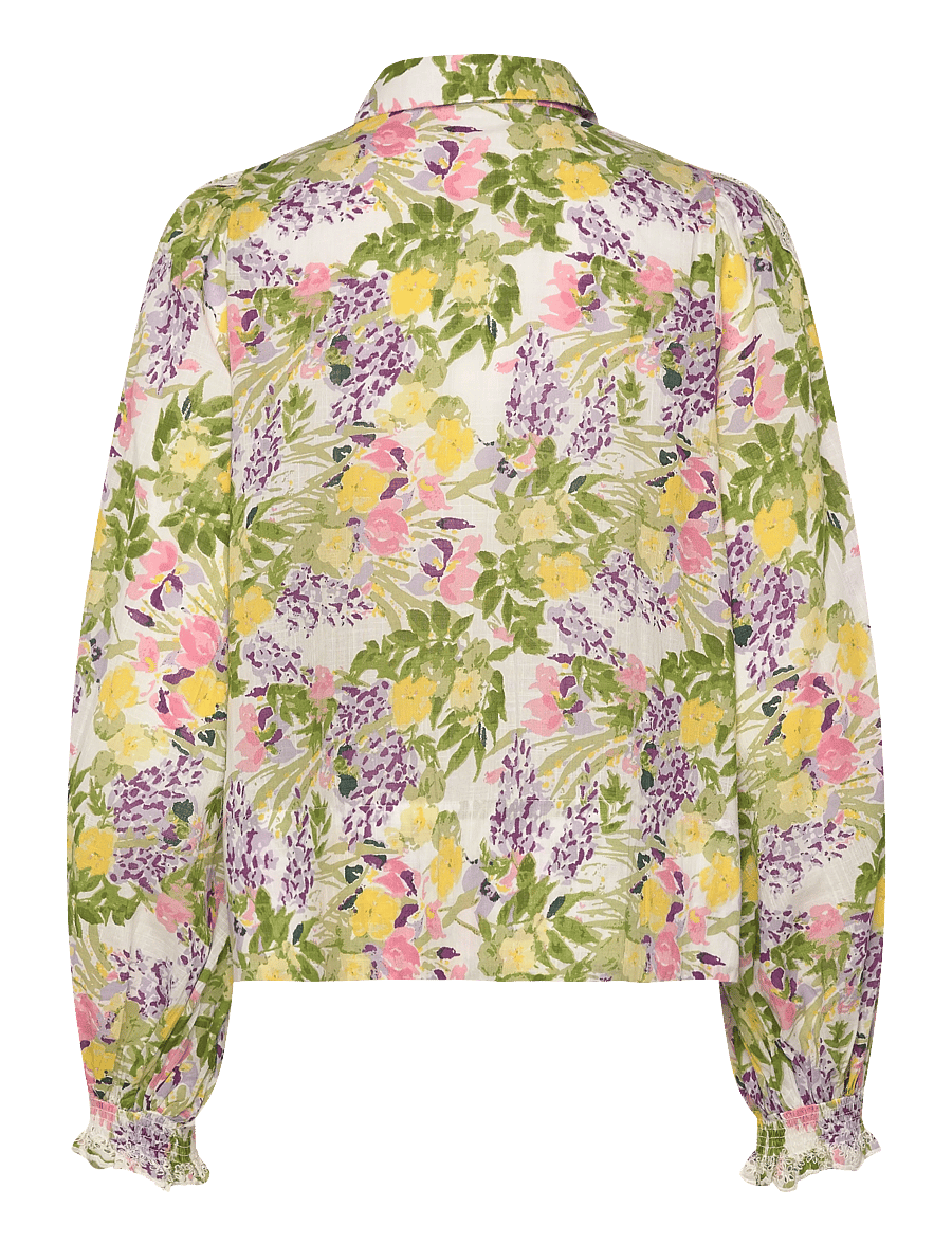 by Ti Mo - Cotton Slub Shirt - jeanshemden - 603 - summer lilacs - 2