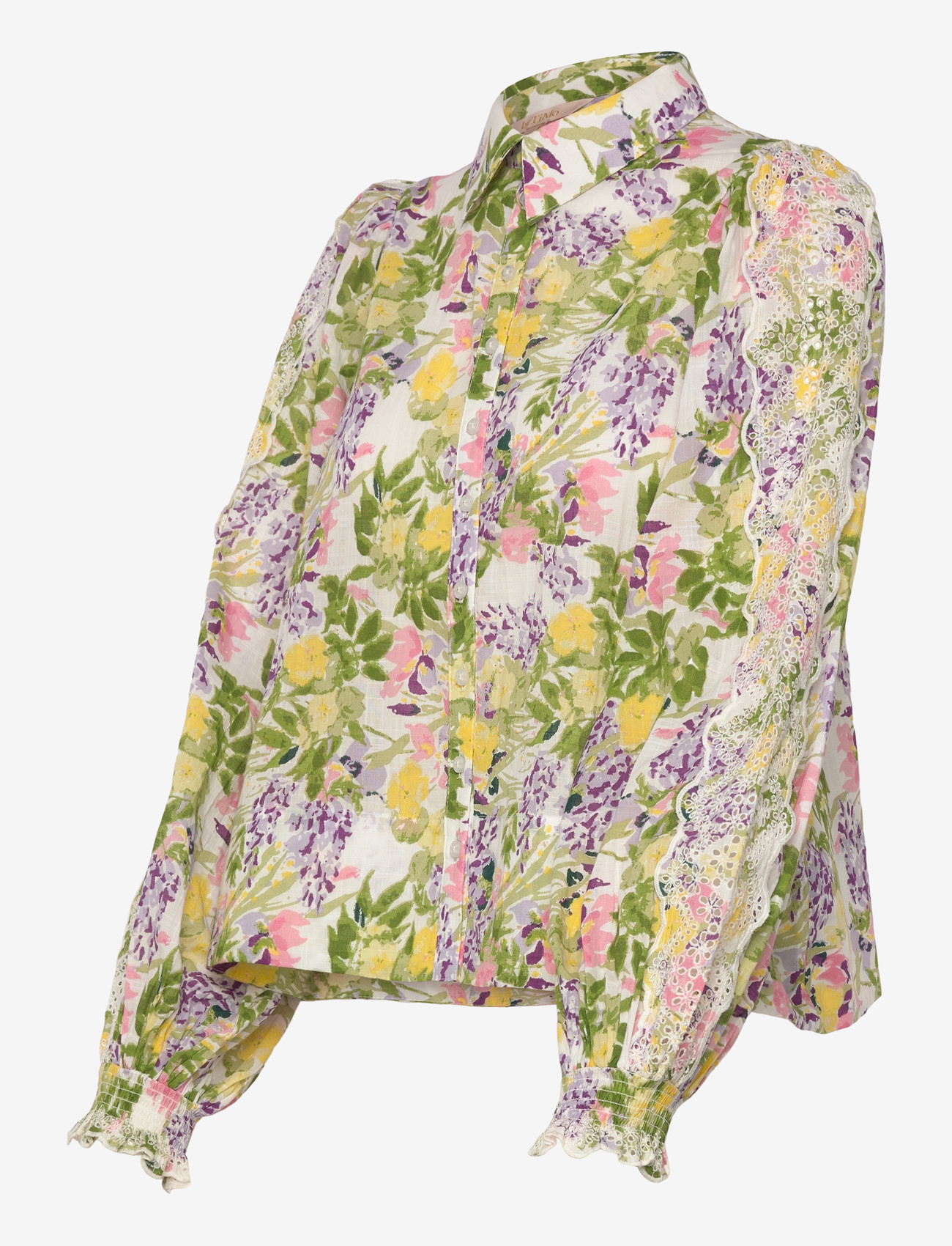 by Ti Mo - Cotton Slub Shirt - denim shirts - 603 - summer lilacs - 2