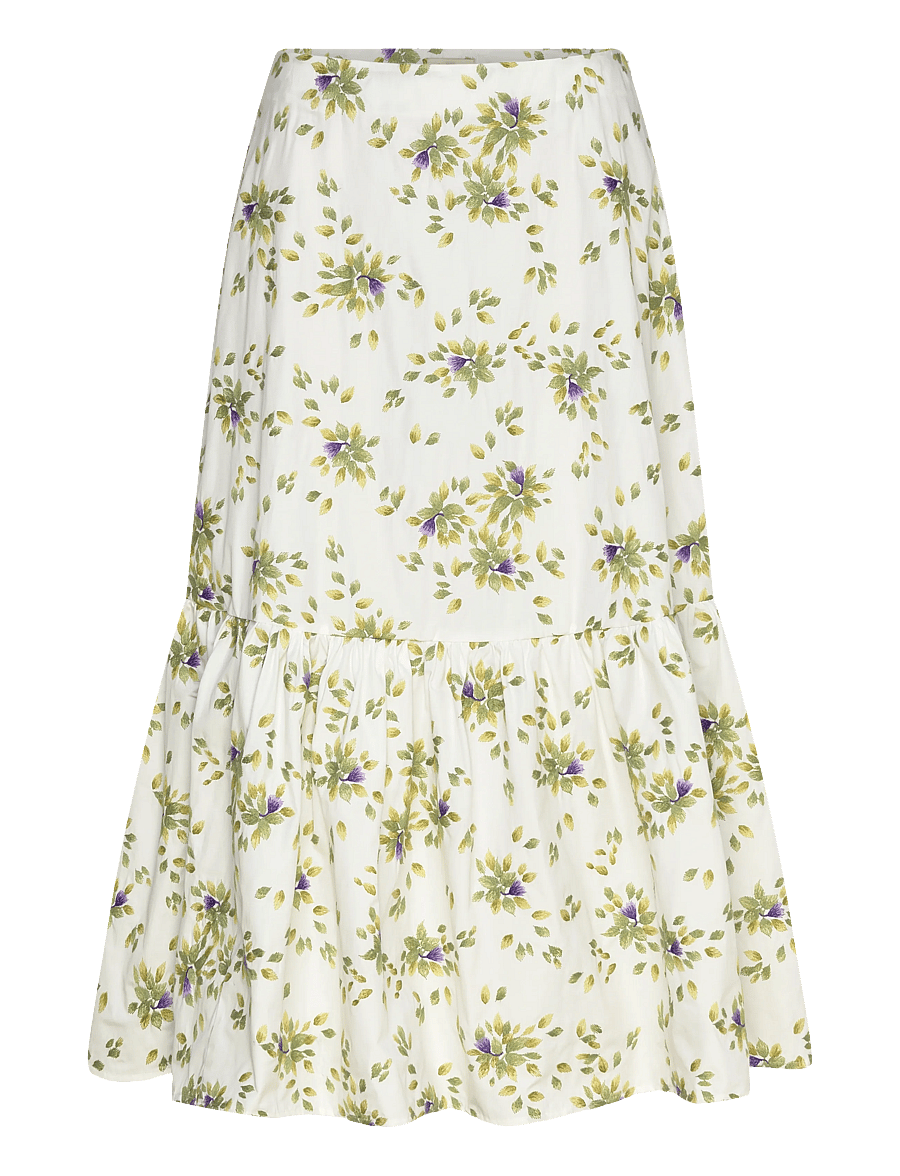 by Ti Mo - *Cotton Taffeta Skirt - maxi nederdele - 791 - petals - 0