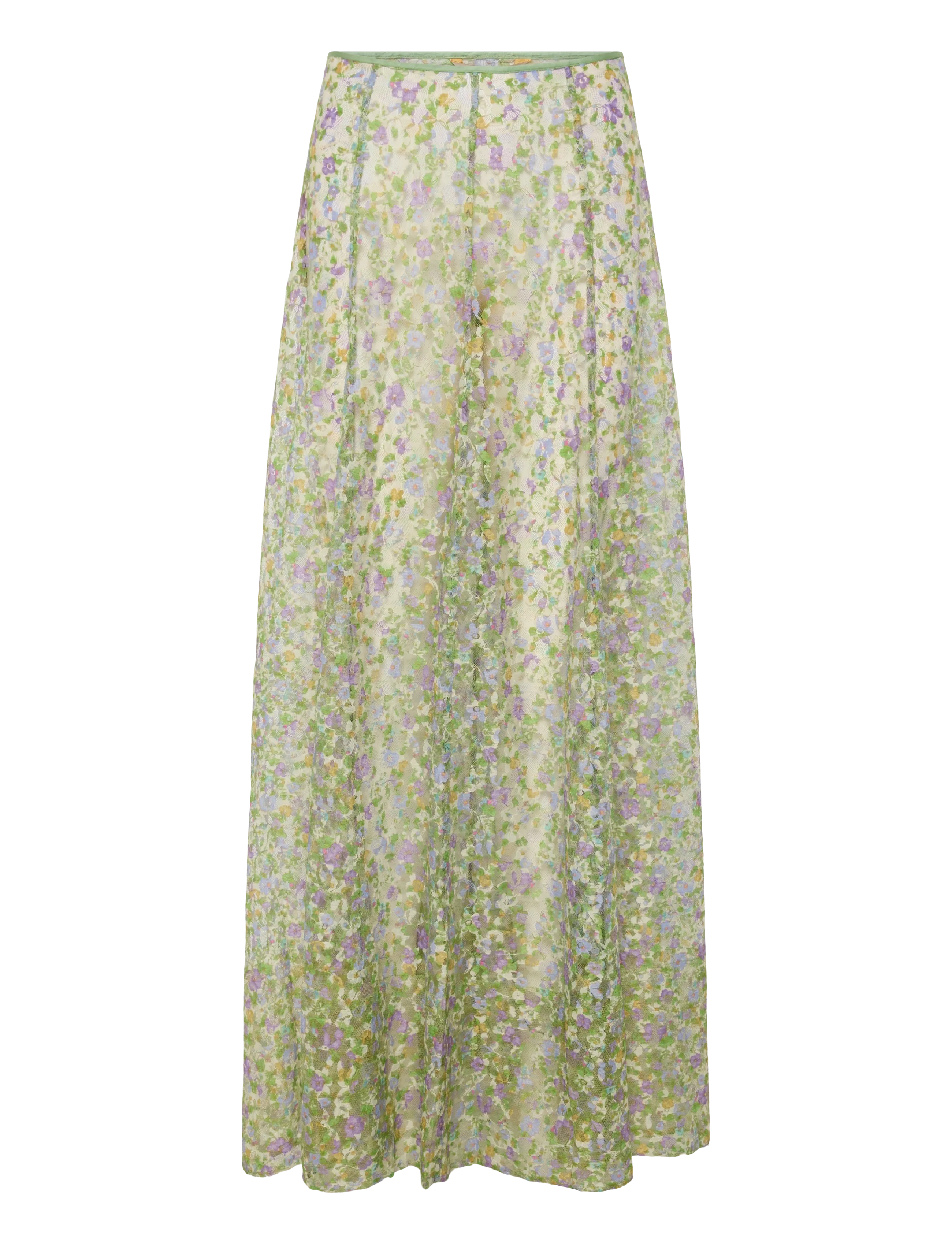 by Ti Mo Lace Skirt, XS, Purple, Nederdele > Maxi Nederdele, Dame
