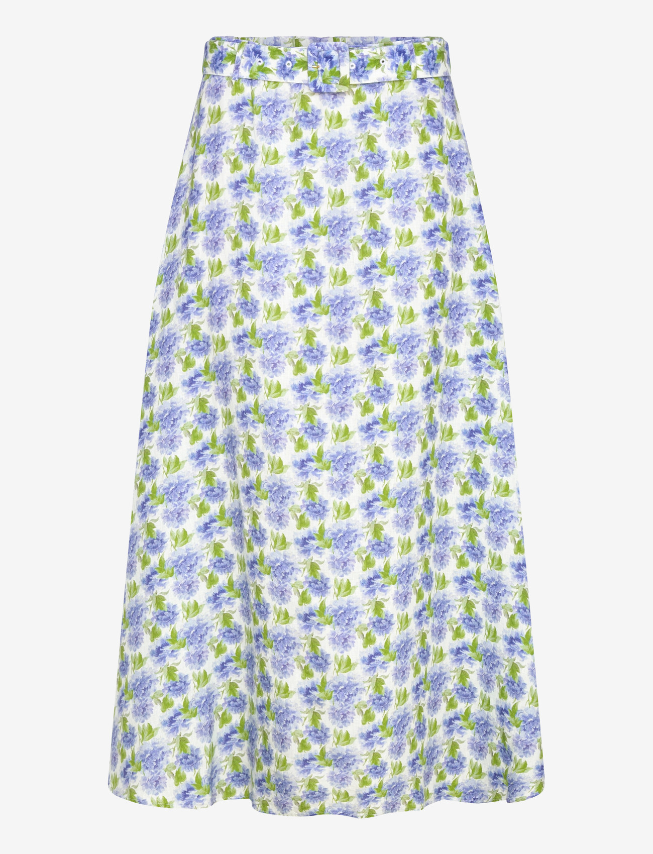 by Ti Mo - Linen Maxi Skirt - maxi röcke - 786 - peony - 0
