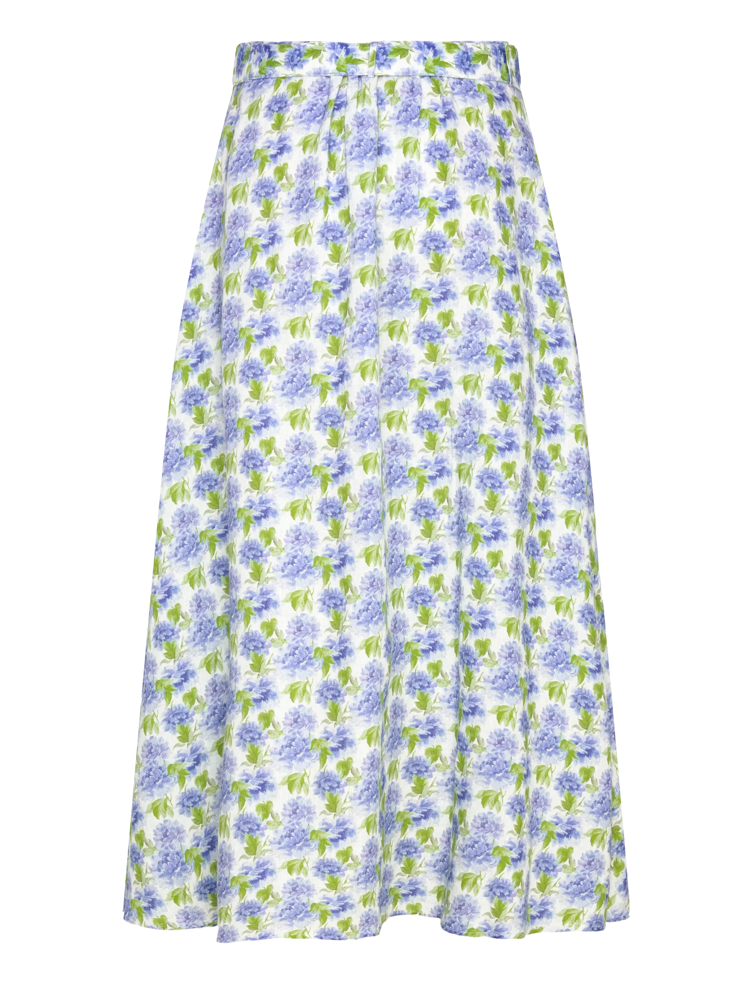 by Ti Mo - Linen Maxi Skirt - maxi skirts - 786 - peony - 1