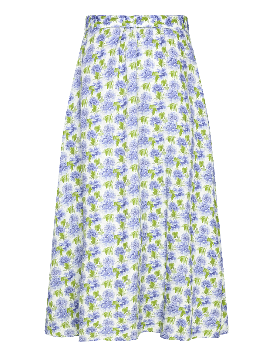 by Ti Mo - Linen Maxi Skirt - maxi röcke - 786 - peony - 1