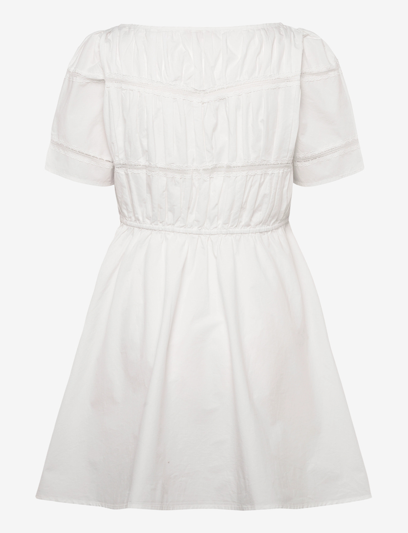 by Ti Mo - Poplin Decorated Dress - konfirmationstøj - 001 - white - 1