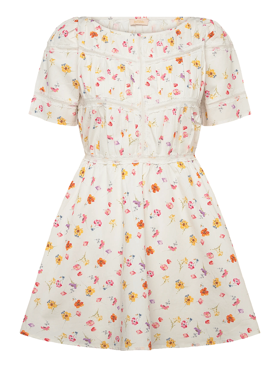 by Ti Mo - Poplin Decorated Dress - konfirmatsioon - 778 - morning bloom - 0
