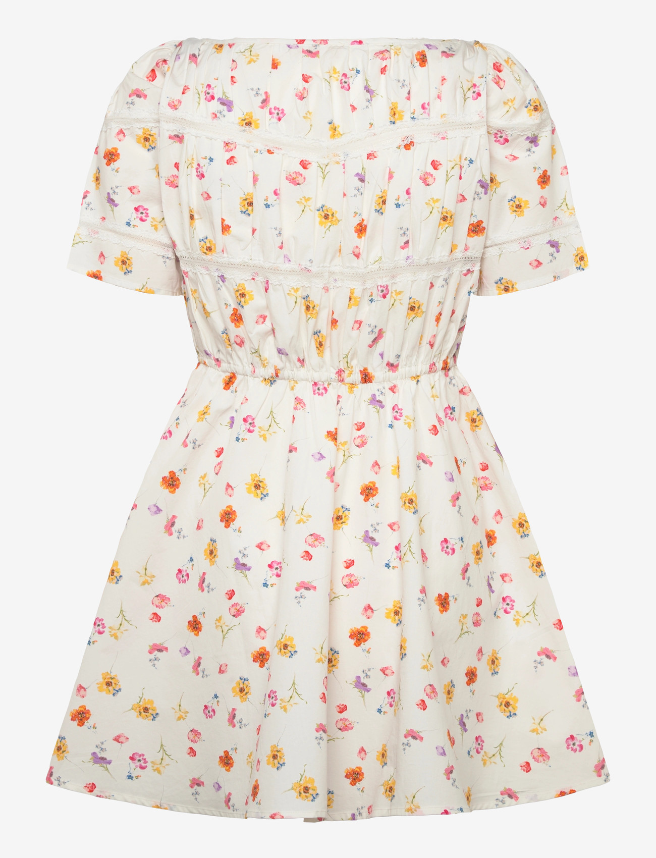 by Ti Mo - Poplin Decorated Dress - konfirmation - 778 - morning bloom - 1