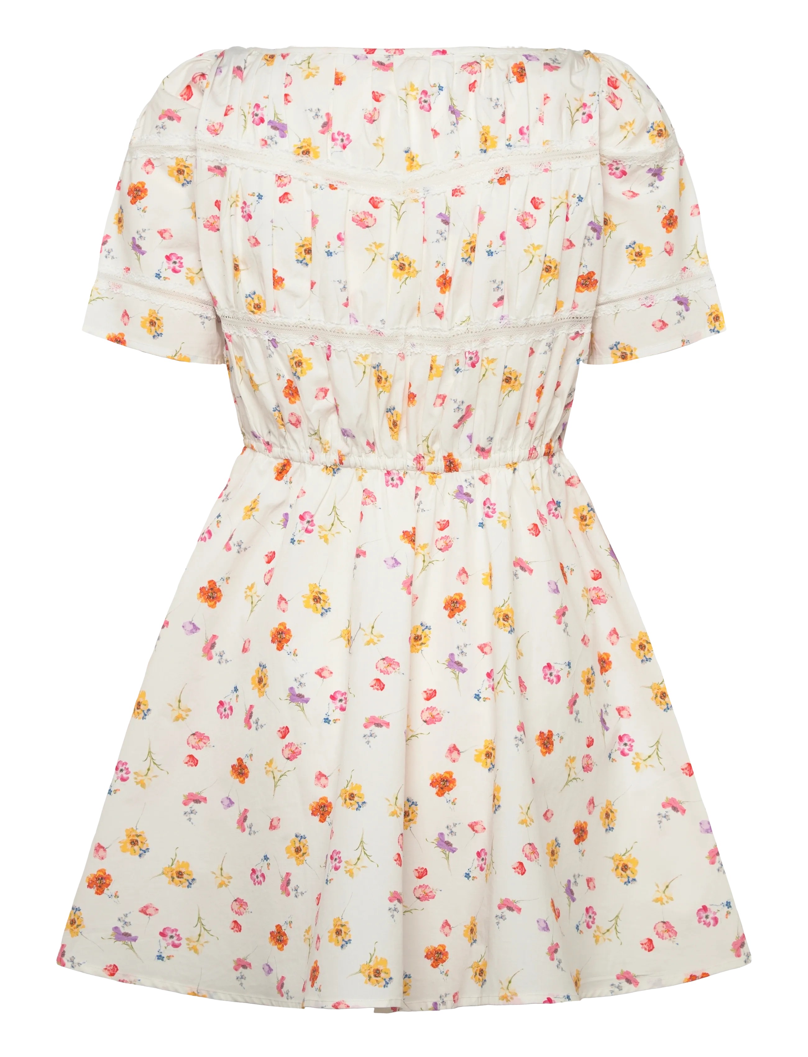 by Ti Mo - Poplin Decorated Dress - confirmation - 778 - morning bloom - 1