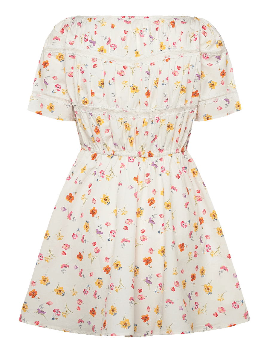 by Ti Mo - Poplin Decorated Dress - konfirmatsioon - 778 - morning bloom - 1