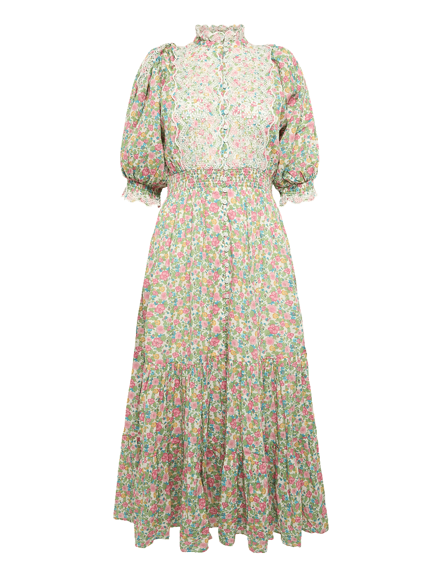 by Ti Mo - Cotten Slub Midi Dress - 751 - lush - 0