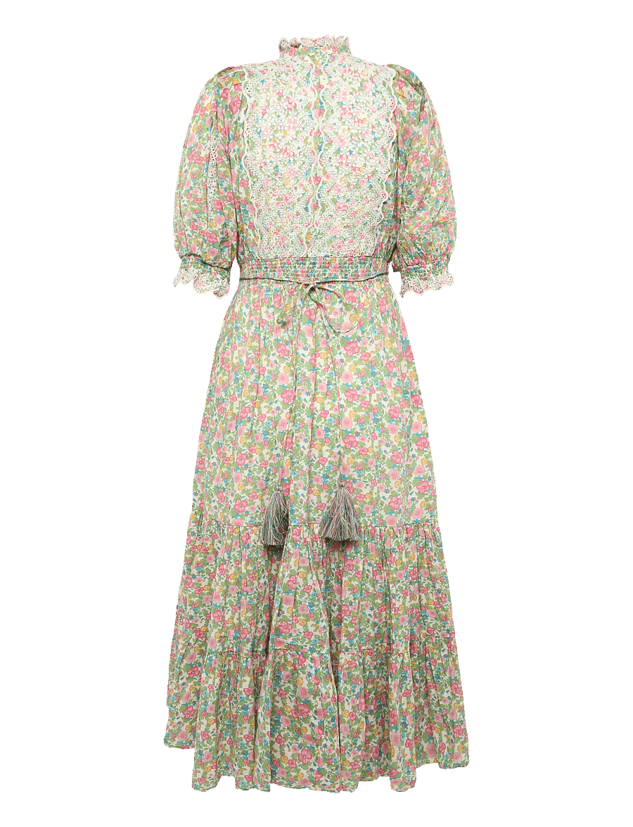 by Ti Mo - Cotten Slub Midi Dress - 751 - lush - 1