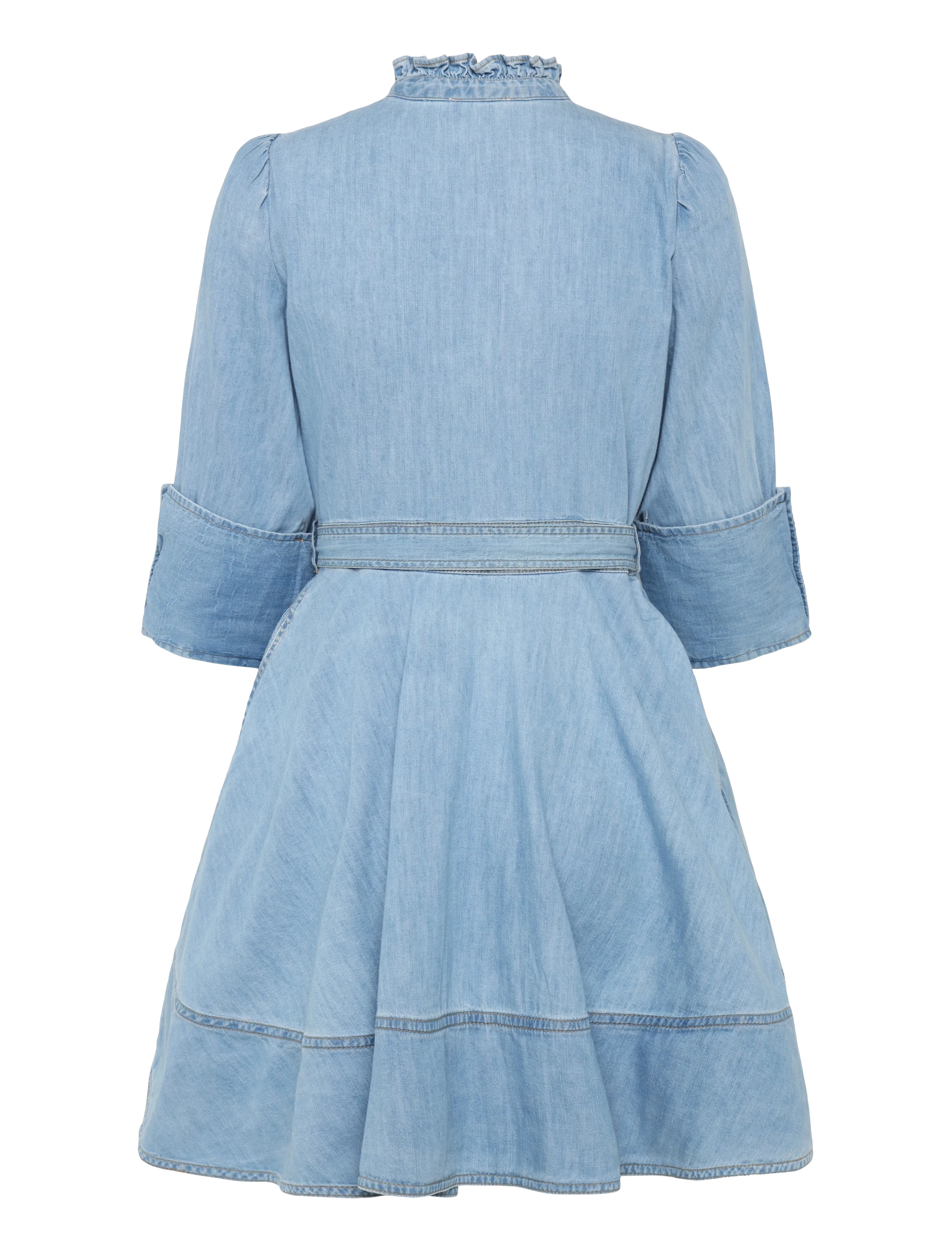 by Ti Mo - Denim Mini Dress - 010 - light blue - 1