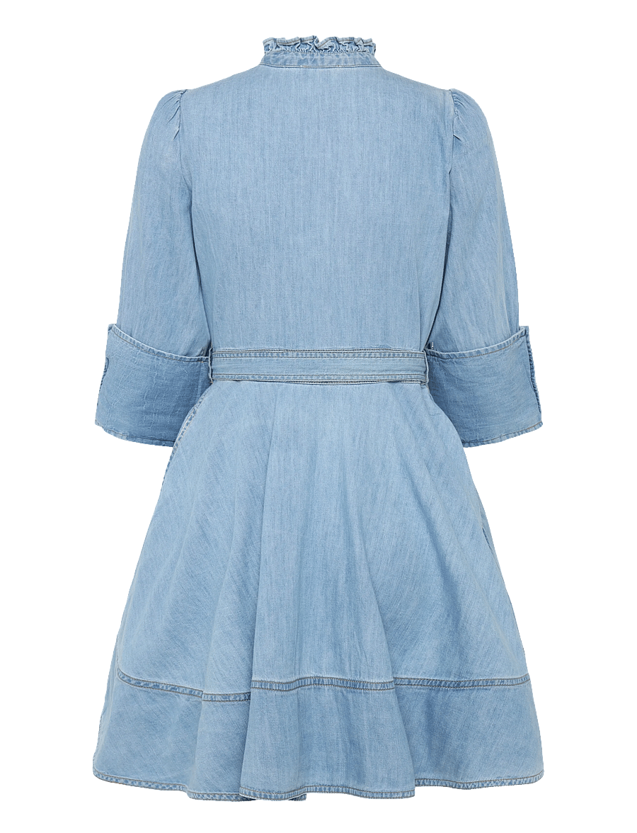 by Ti Mo - Denim Mini Dress - 010 - light blue - 1