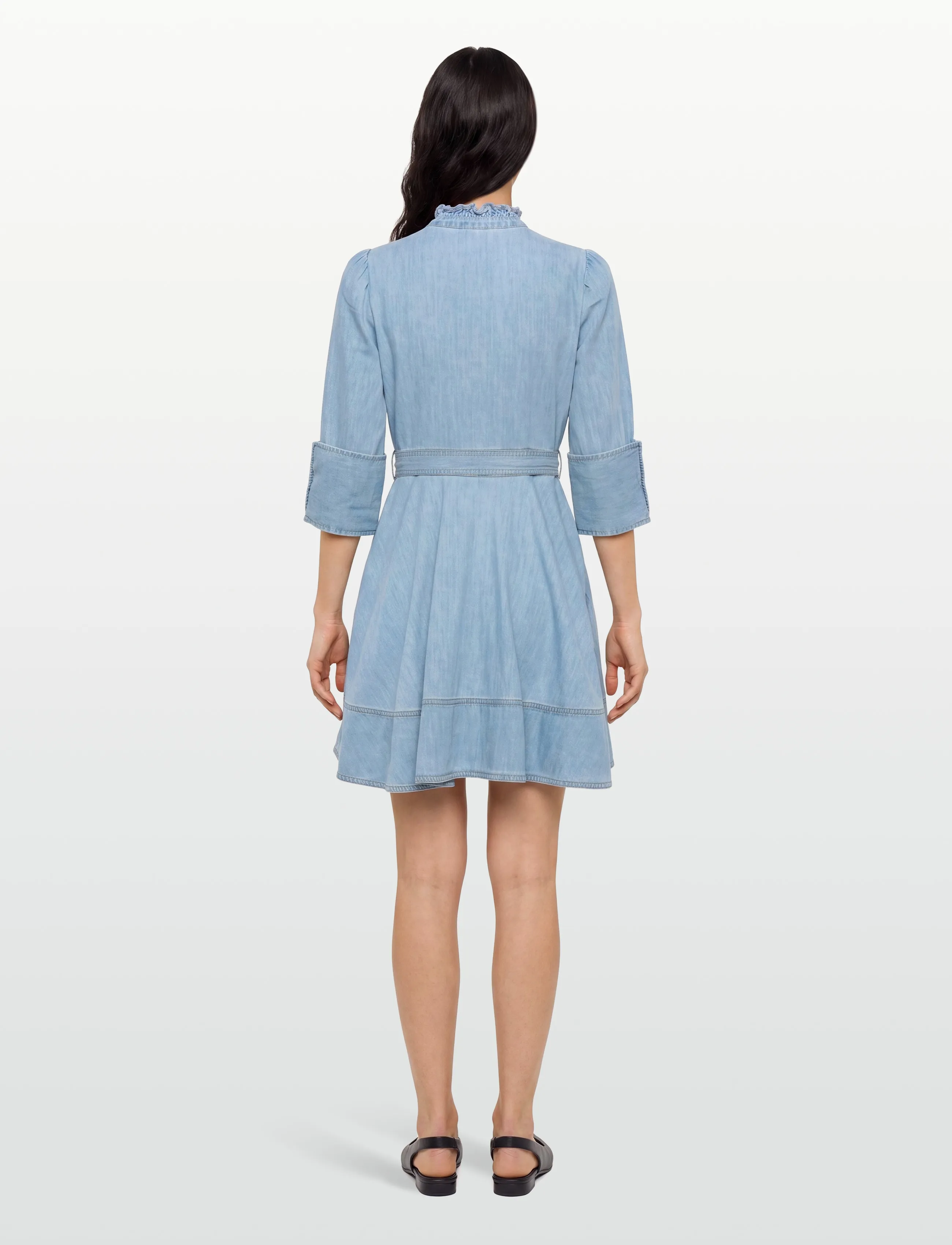 by Ti Mo - Denim Mini Dress - hemdkleider - 010 - light blue - 4
