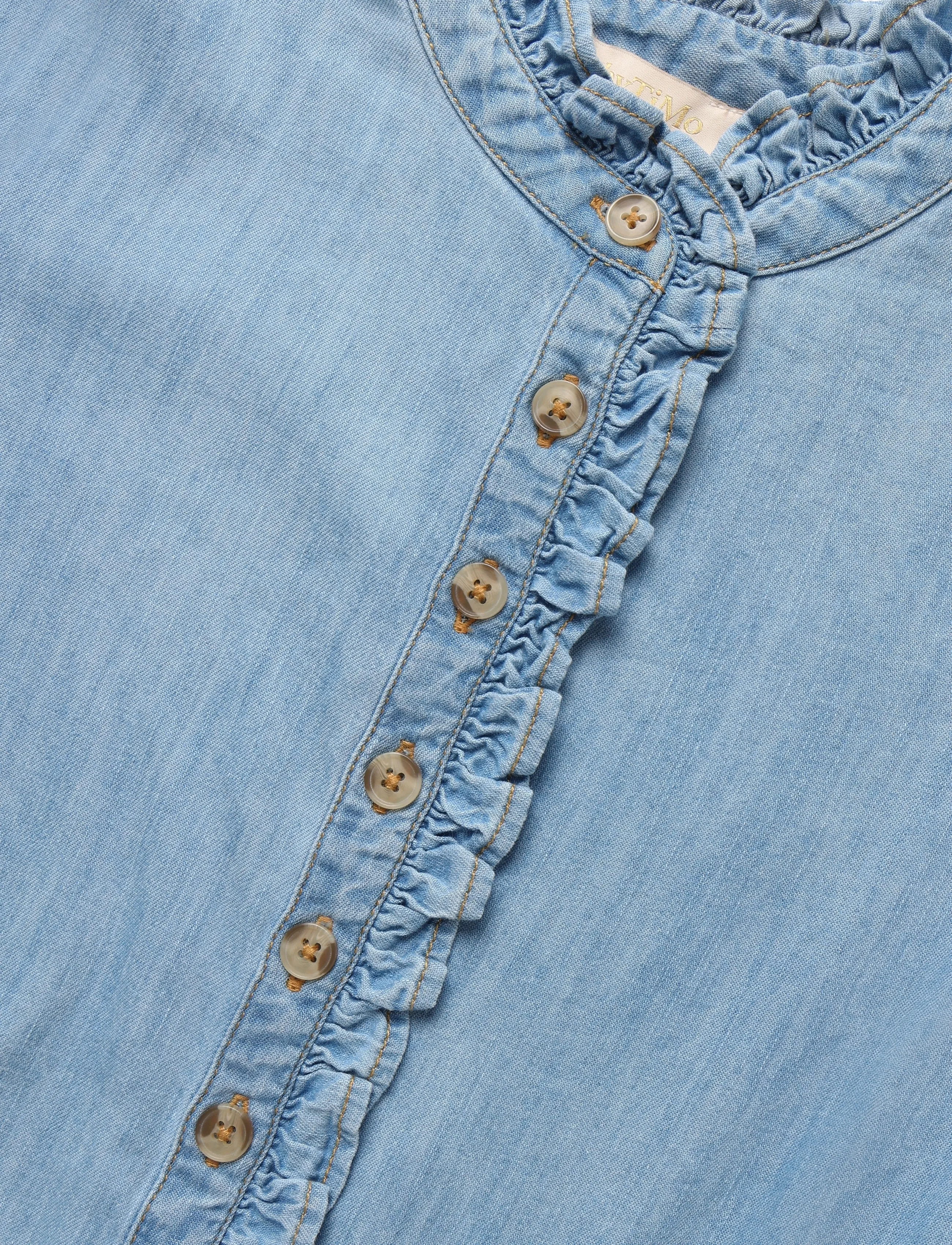 by Ti Mo - Denim Mini Dress - 010 - light blue - 2