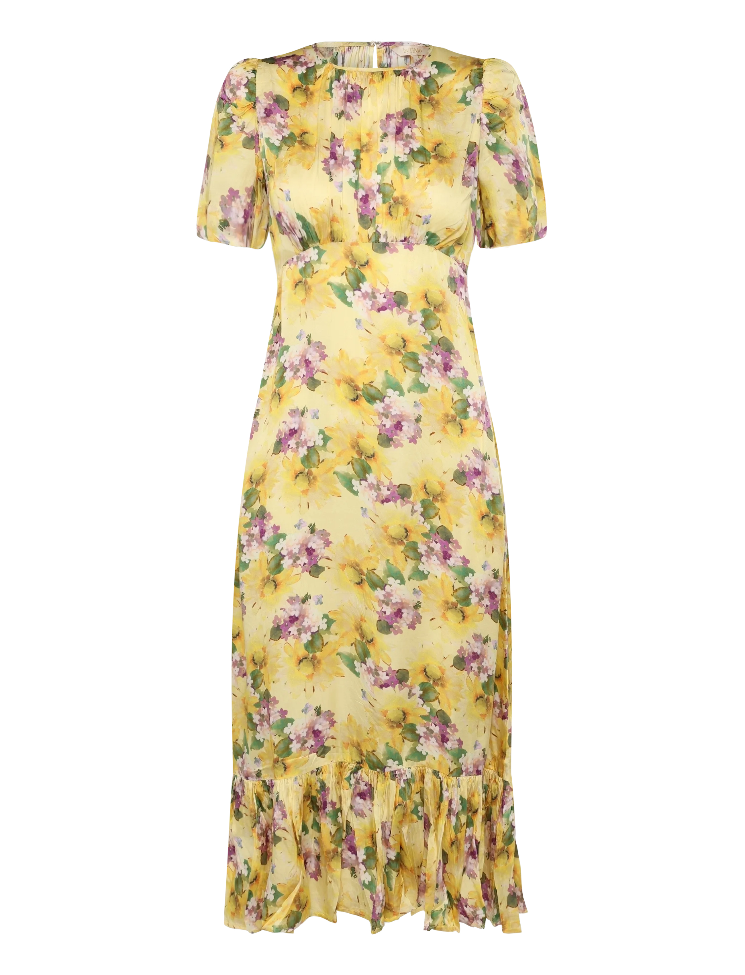 by Ti Mo - Satin Midi Dress - 771 - sunflower haze - 1