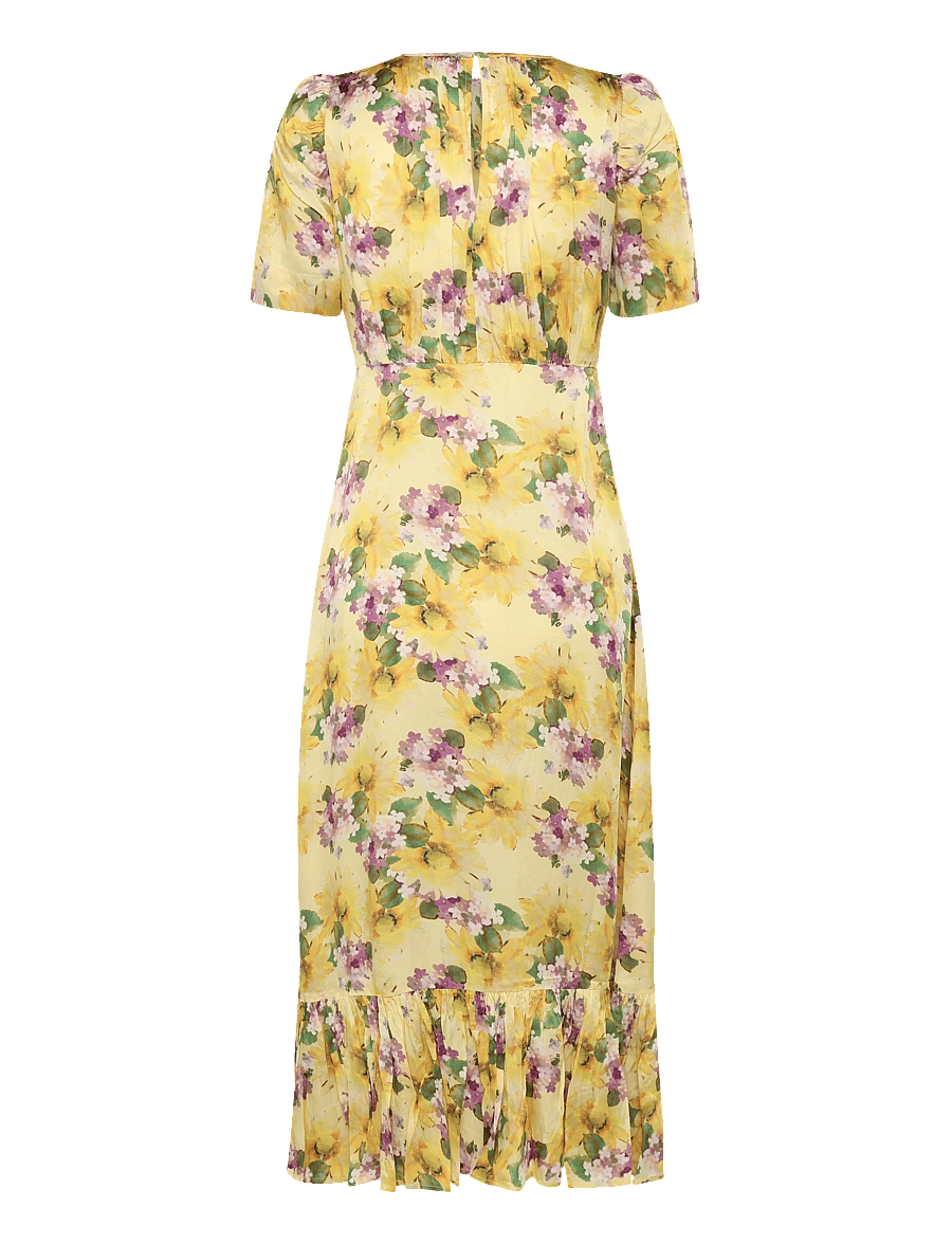 by Ti Mo - Satin Midi Dress - 771 - sunflower haze - 2