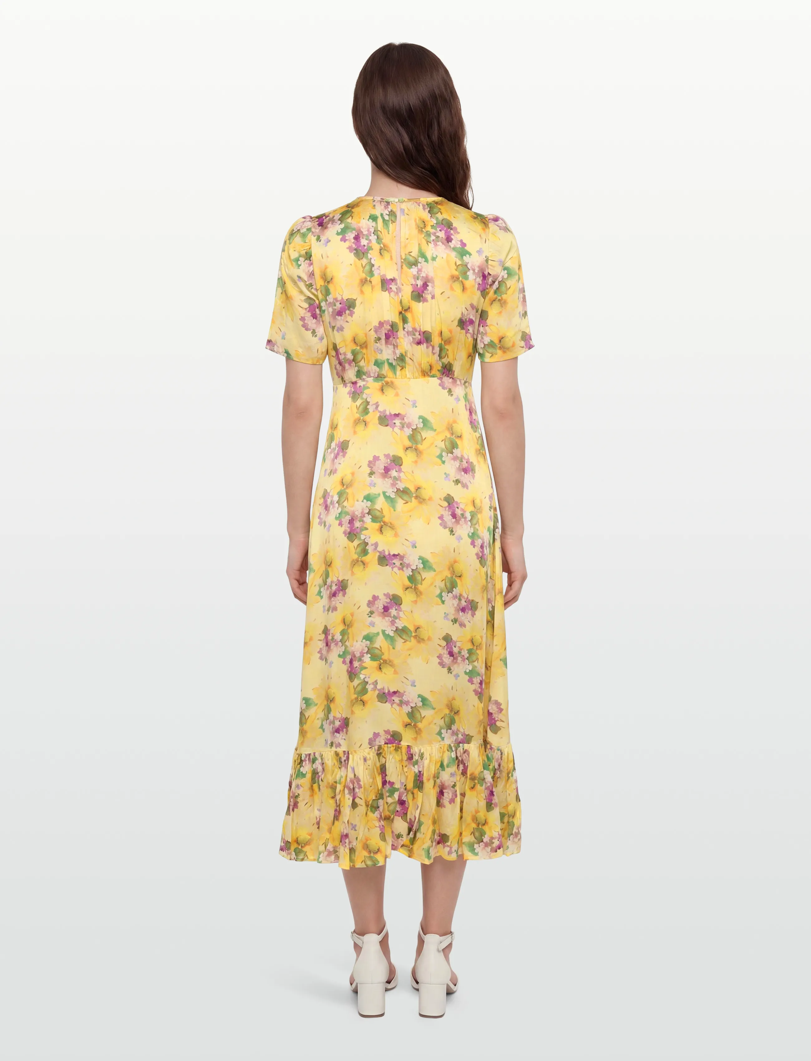 by Ti Mo - Satin Midi Dress - 771 - sunflower haze - 4