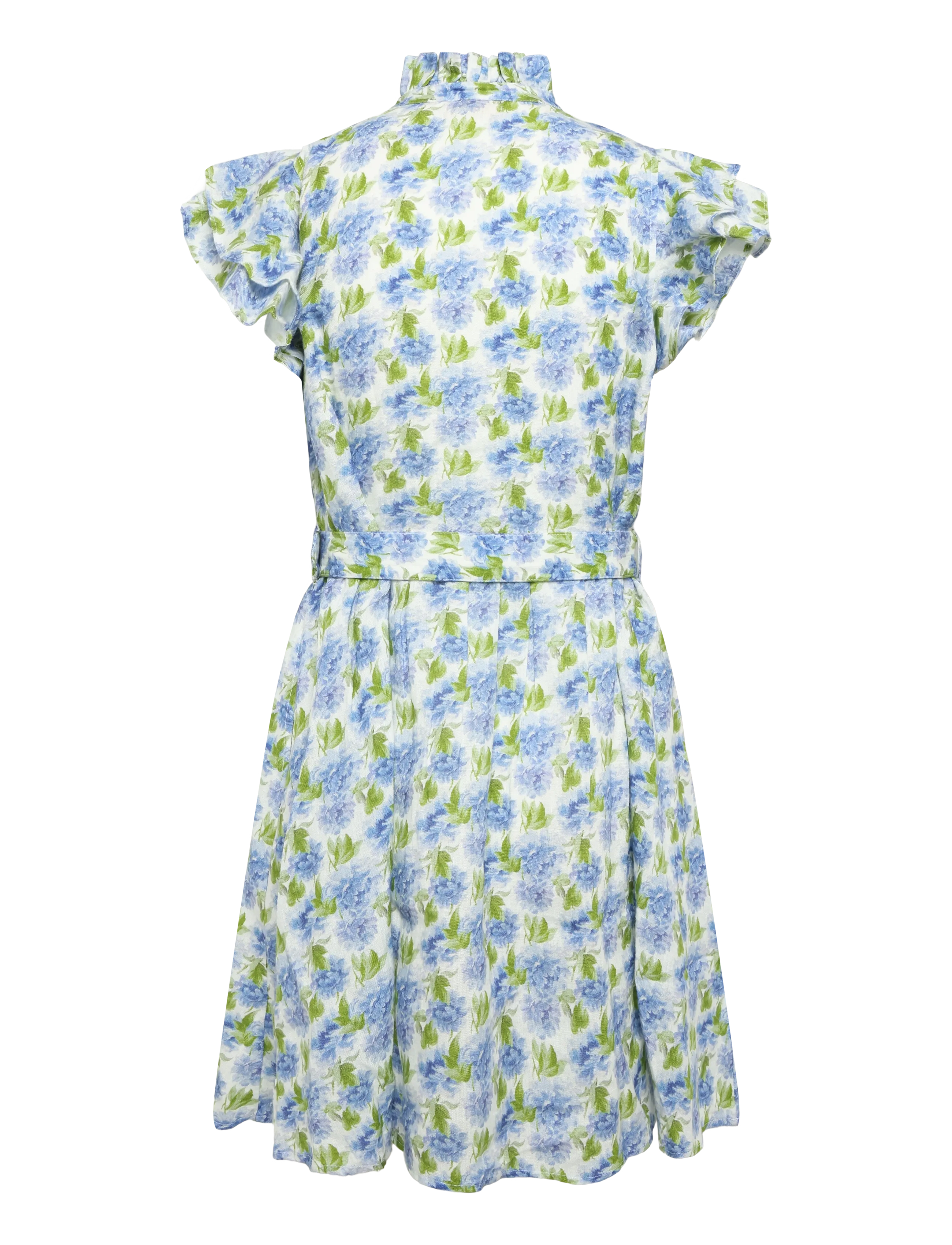 by Ti Mo - Linen Ruffle Dress - 786 - peony - 1