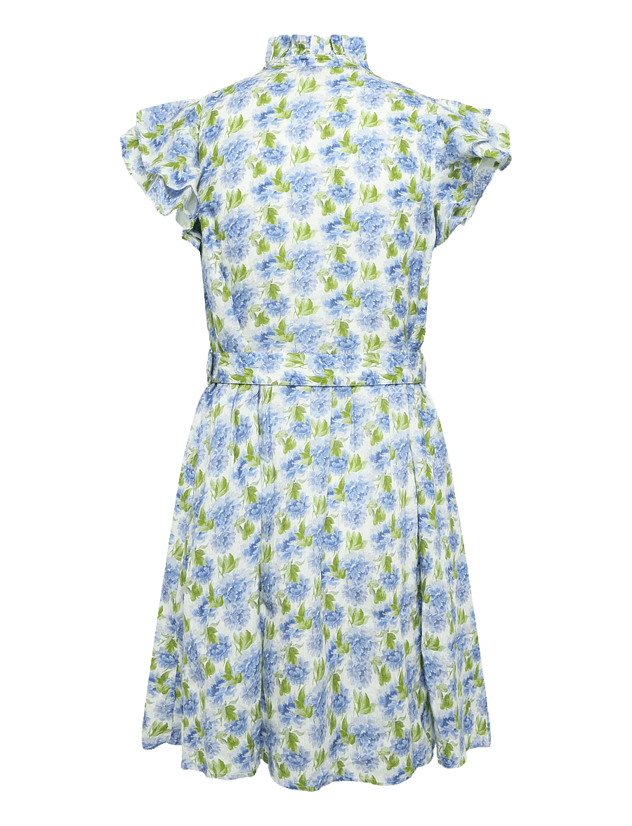 by Ti Mo - Linen Ruffle Dress - 786 - peony - 1