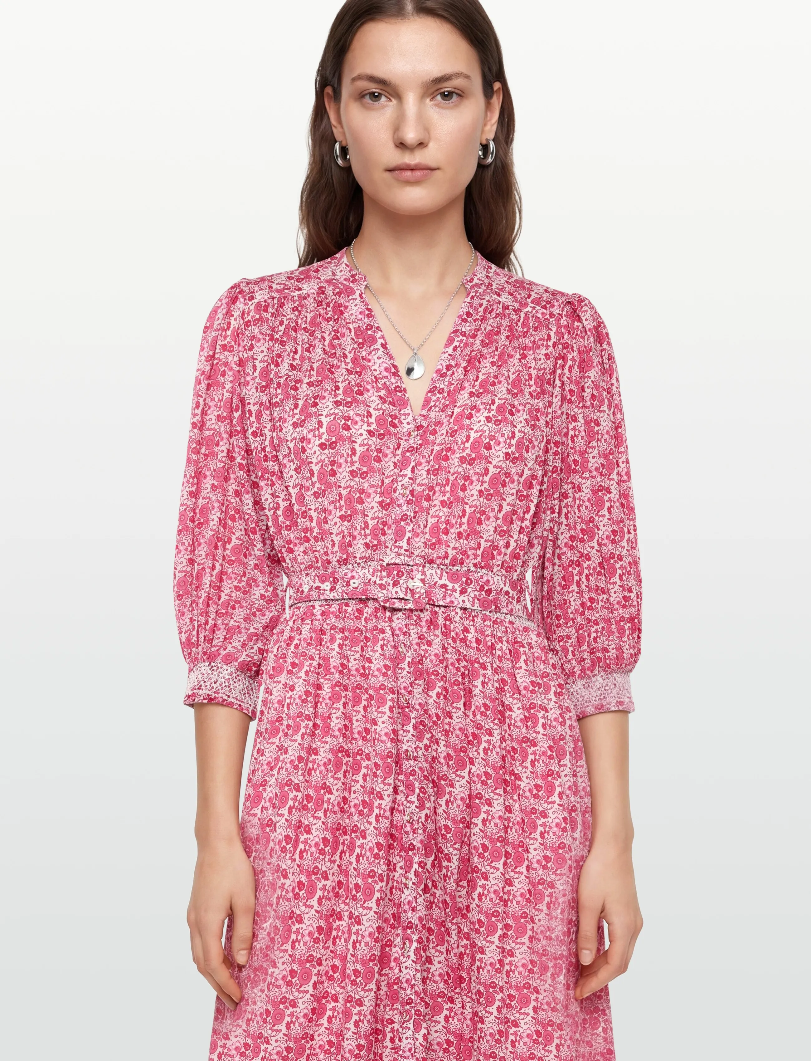 by Ti Mo - Twisted Midi Dress - zomerjurken - 738 - wildflowers - 3