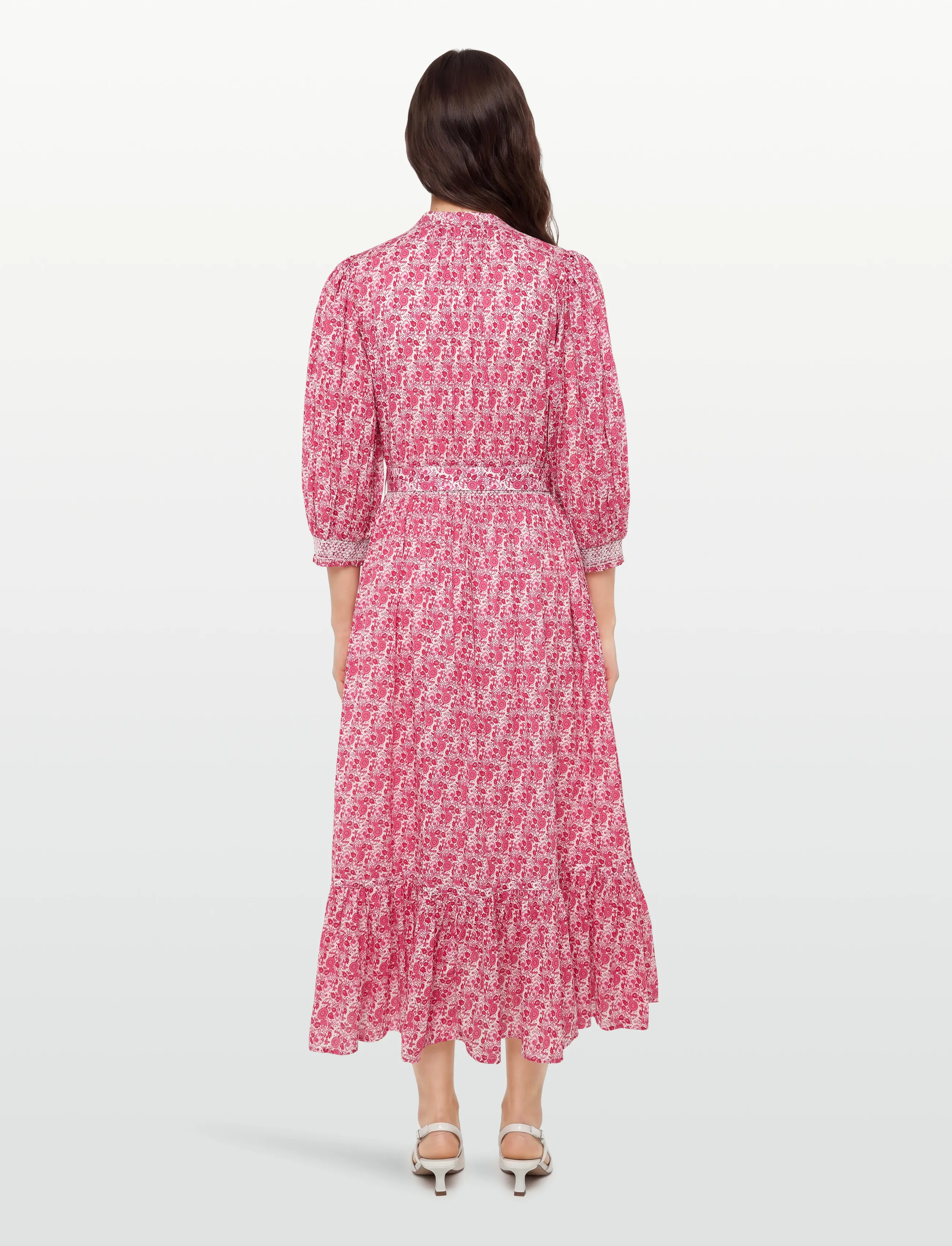 by Ti Mo - Twisted Midi Dress - zomerjurken - 738 - wildflowers - 4