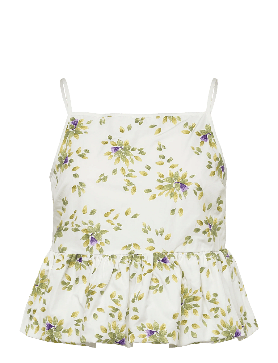 by Ti Mo - *Cotton Taffeta Top - Ärmellose tops - 791 - petals - 0