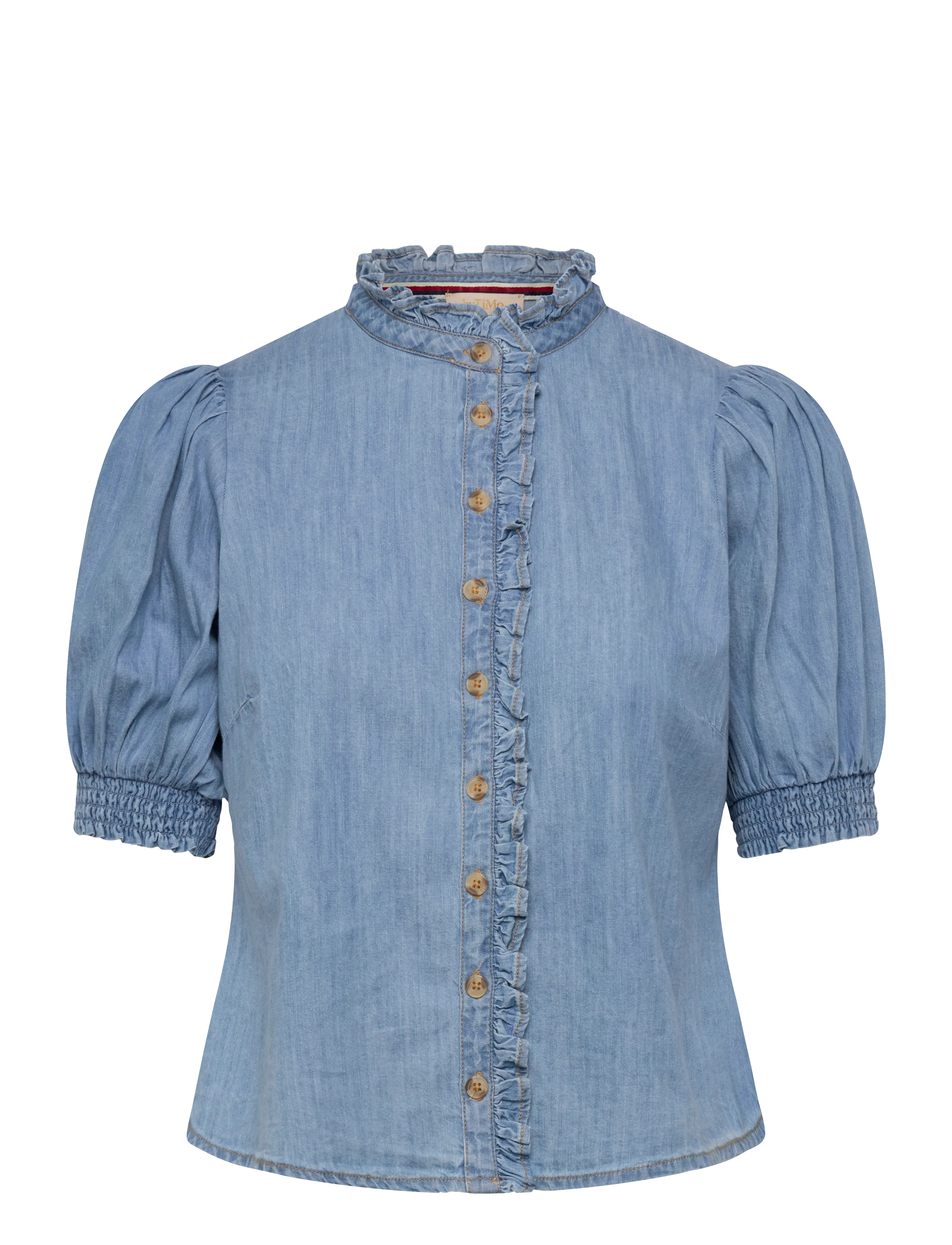 by Ti Mo Denim Blouse - Pluusid ja särgid - 010 - LIGHT BLUE / blue