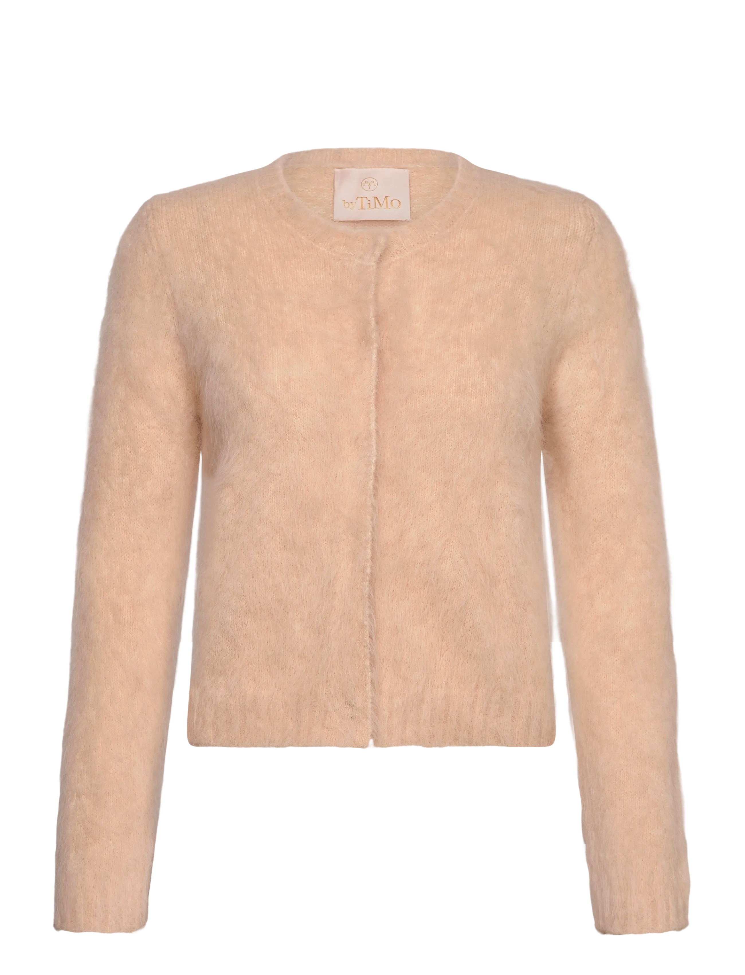 by Ti Mo Hairy Knit Jacket - Villased jakid - 024 - SOFT / cream