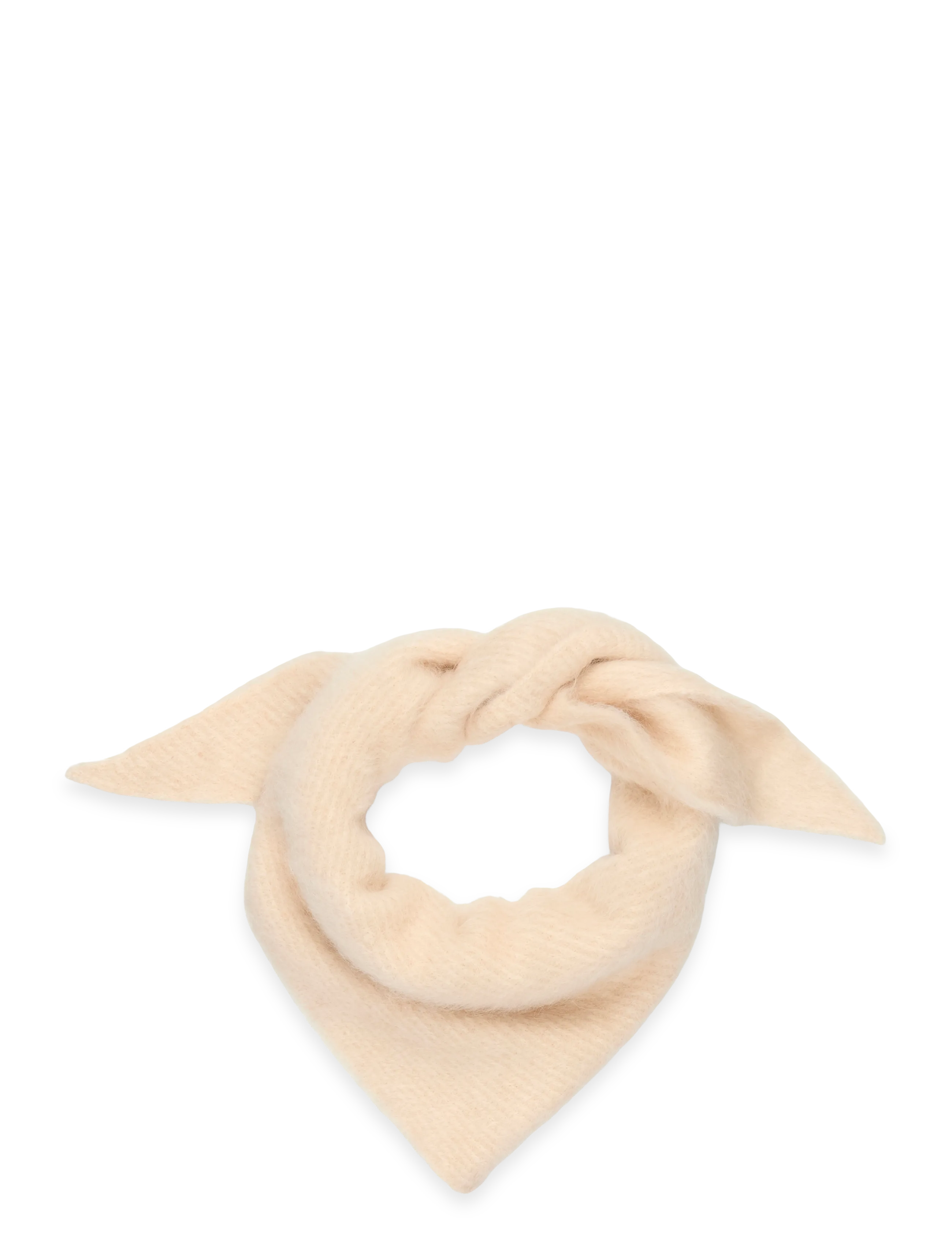 by Ti Mo Hairy Knit Scarf - Kollektsioonid - 024 - SOFT / cream