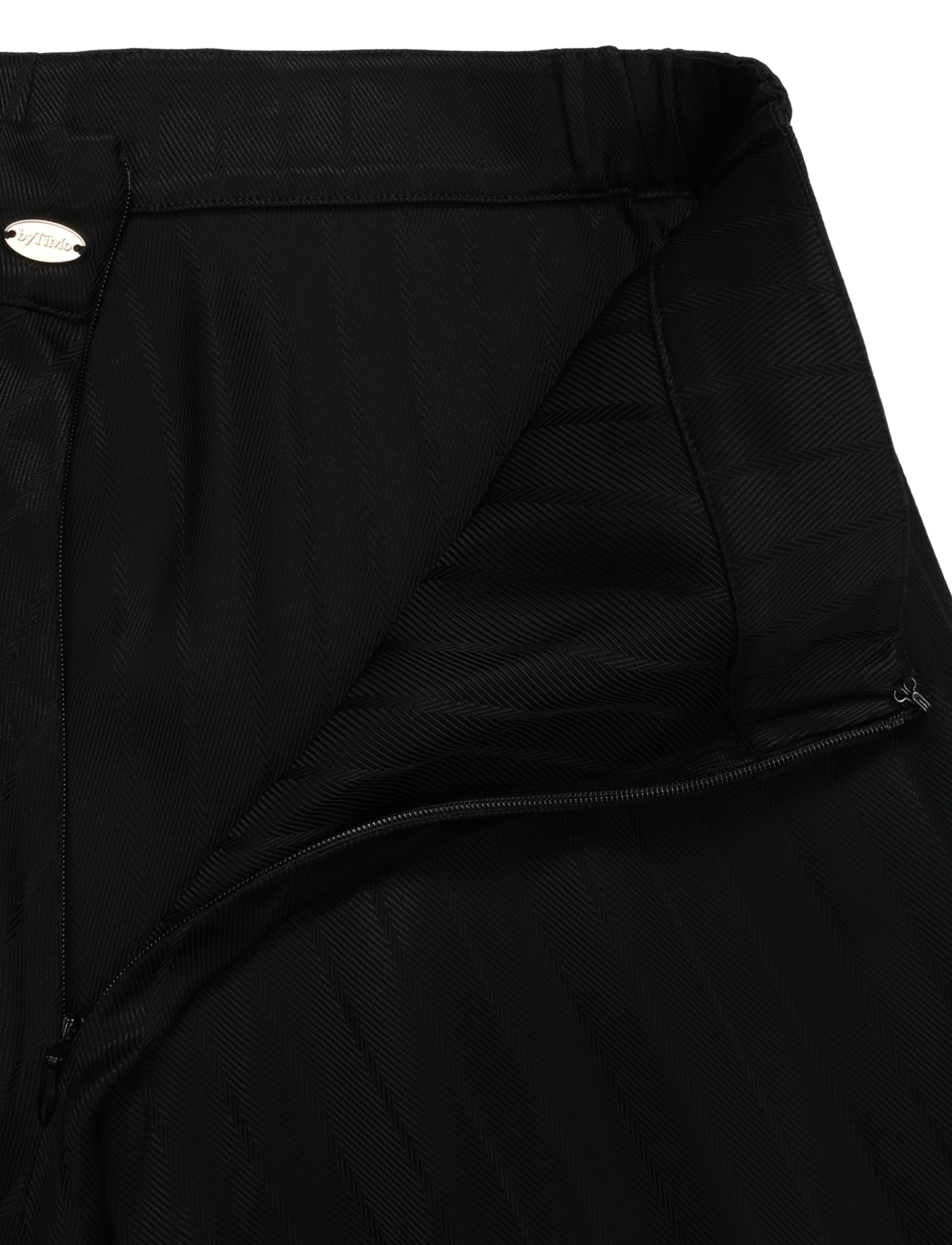 by Ti Mo - Tailored Midi Skirt - midi skirts - 099 - black - 2