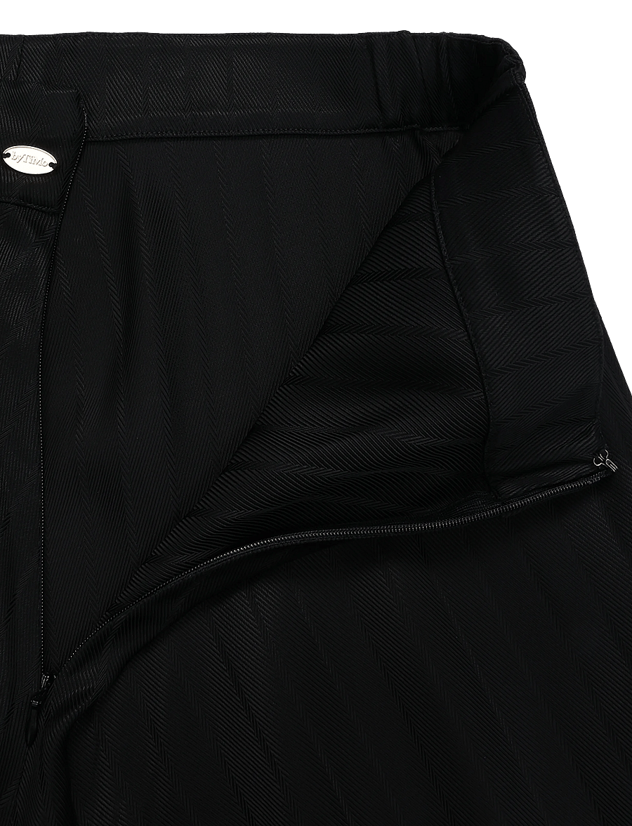 by Ti Mo - Tailored Midi Skirt - midi skirts - 099 - black - 2