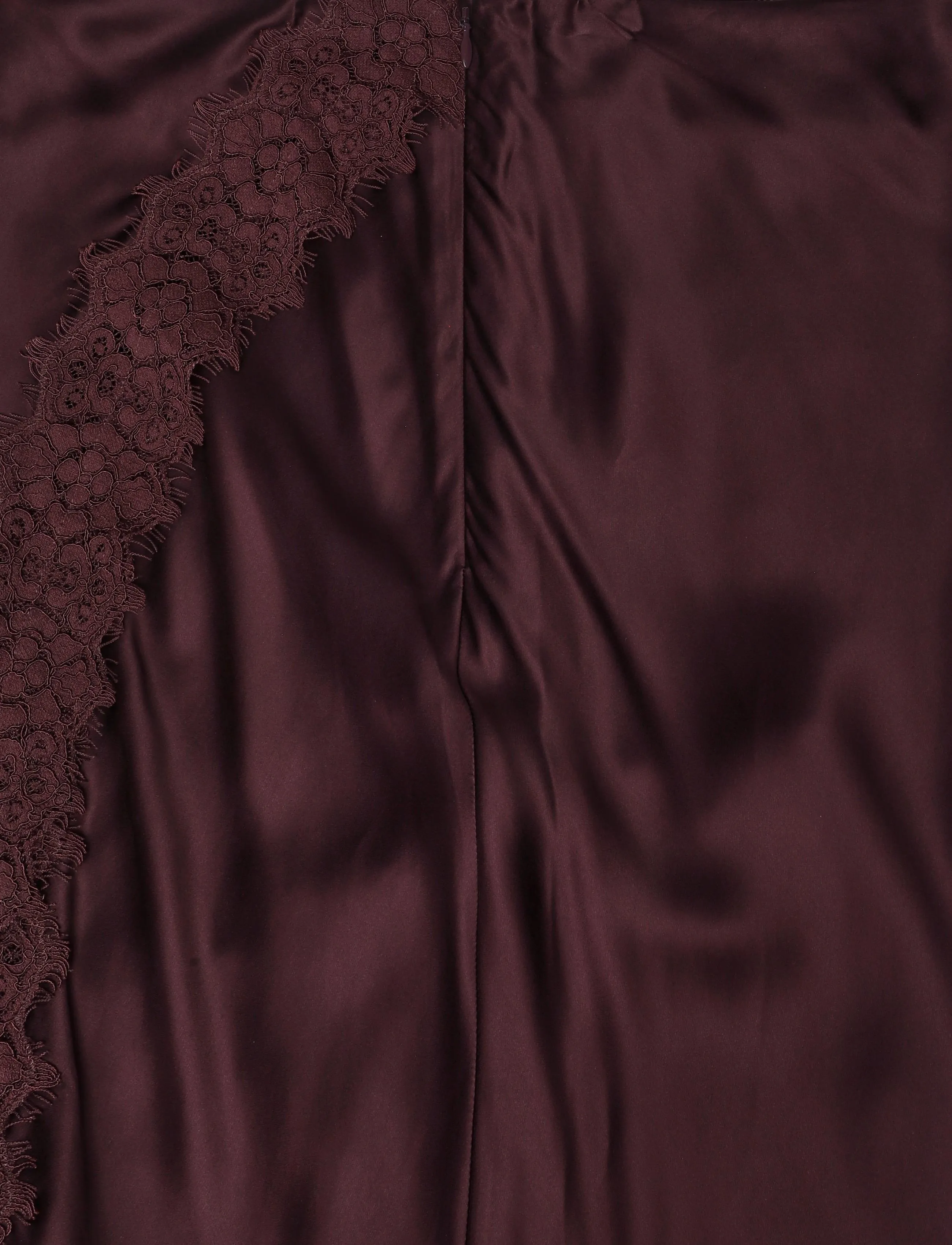 by Ti Mo - Satin Skirt - satinröcke - 043 - burgundy - 4