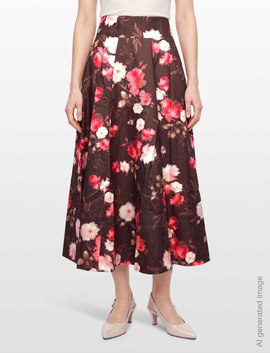 by Ti Mo - Taffeta Maxi Skirt - plisserade kjolar - 830 - soft bloom - 3
